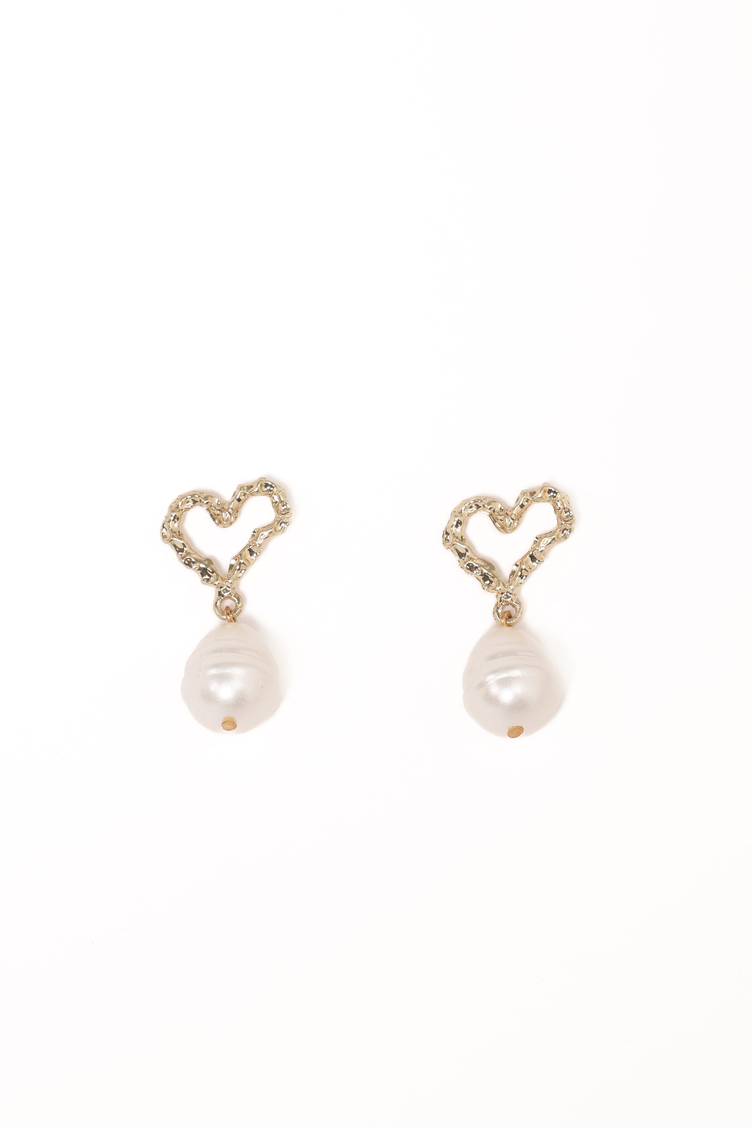 Petal and Pup USA ACCESSORIES Solana Earrings - Gold Pearl One Size