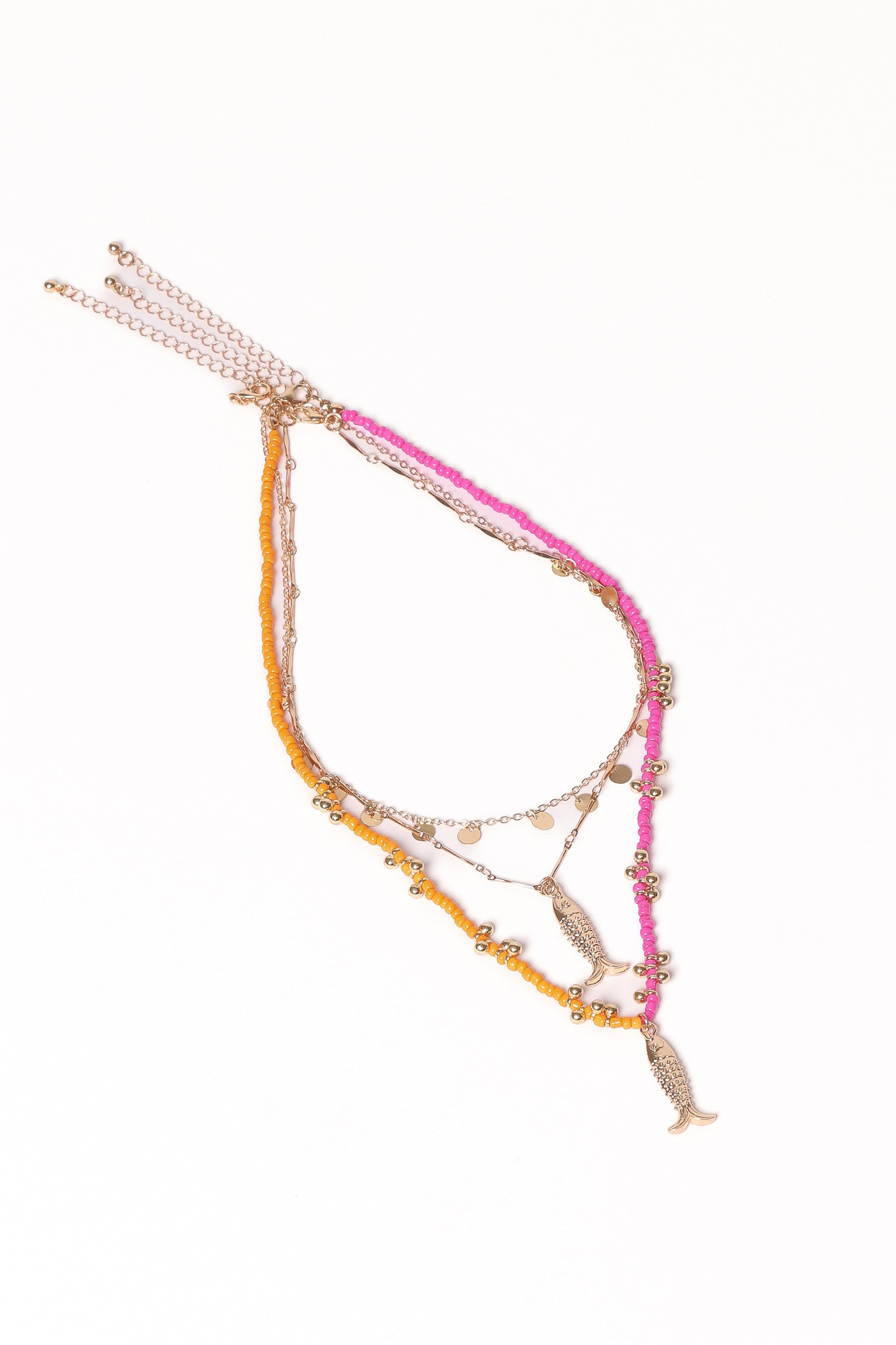 Petal and Pup USA ACCESSORIES Tatiana Necklace - Gold/Multi One Size