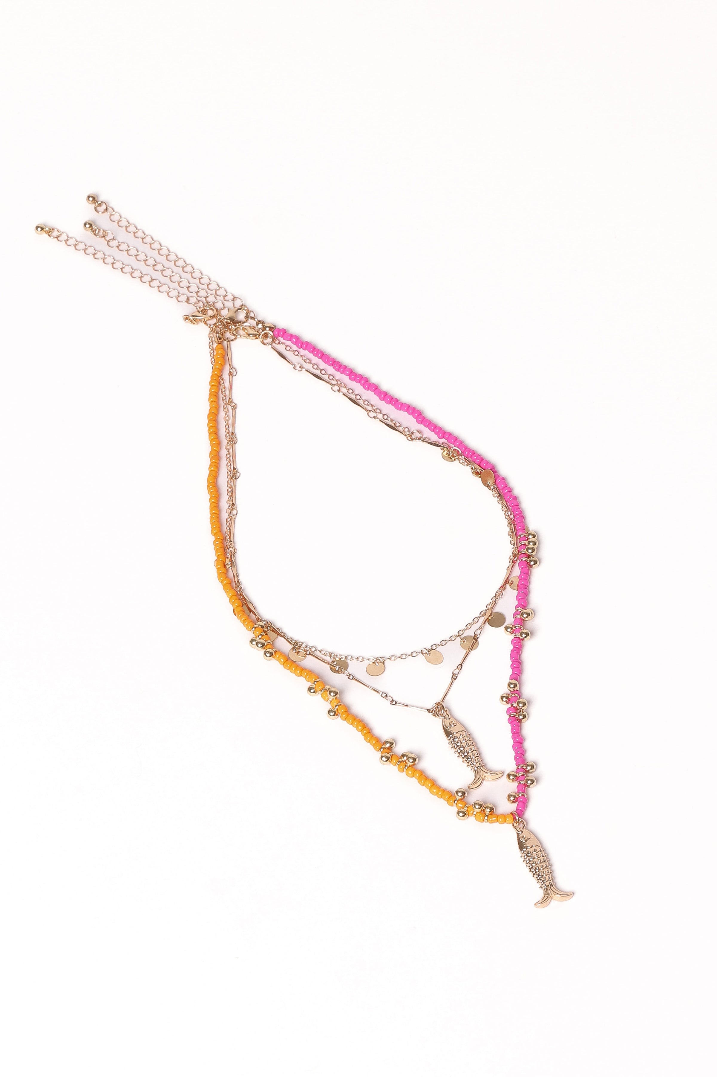 Petal and Pup USA ACCESSORIES Tatiana Necklace - Gold/Multi One Size