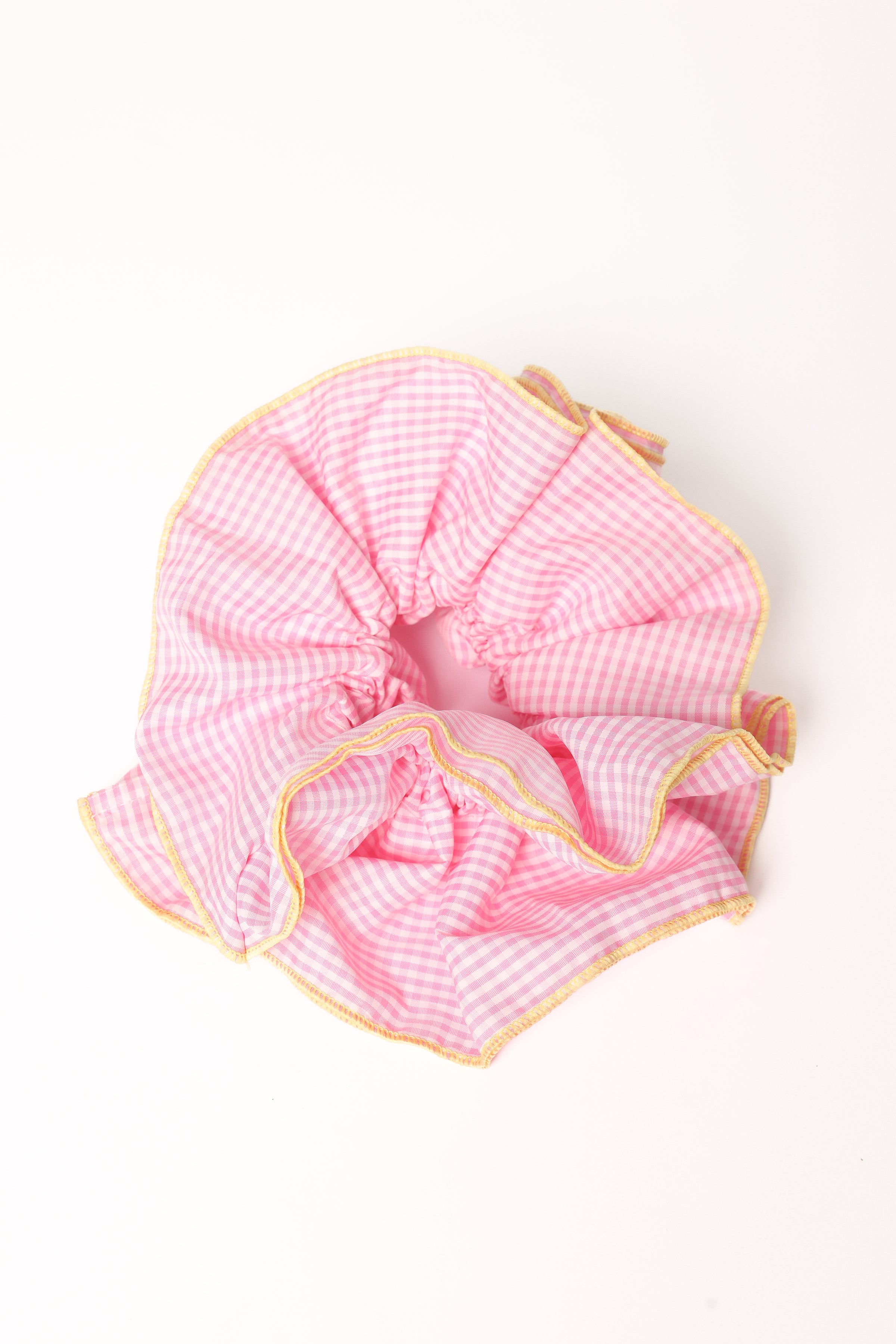 Petal and Pup USA ACCESSORIES Tegan Scrunchie - Pink/Orange One Size