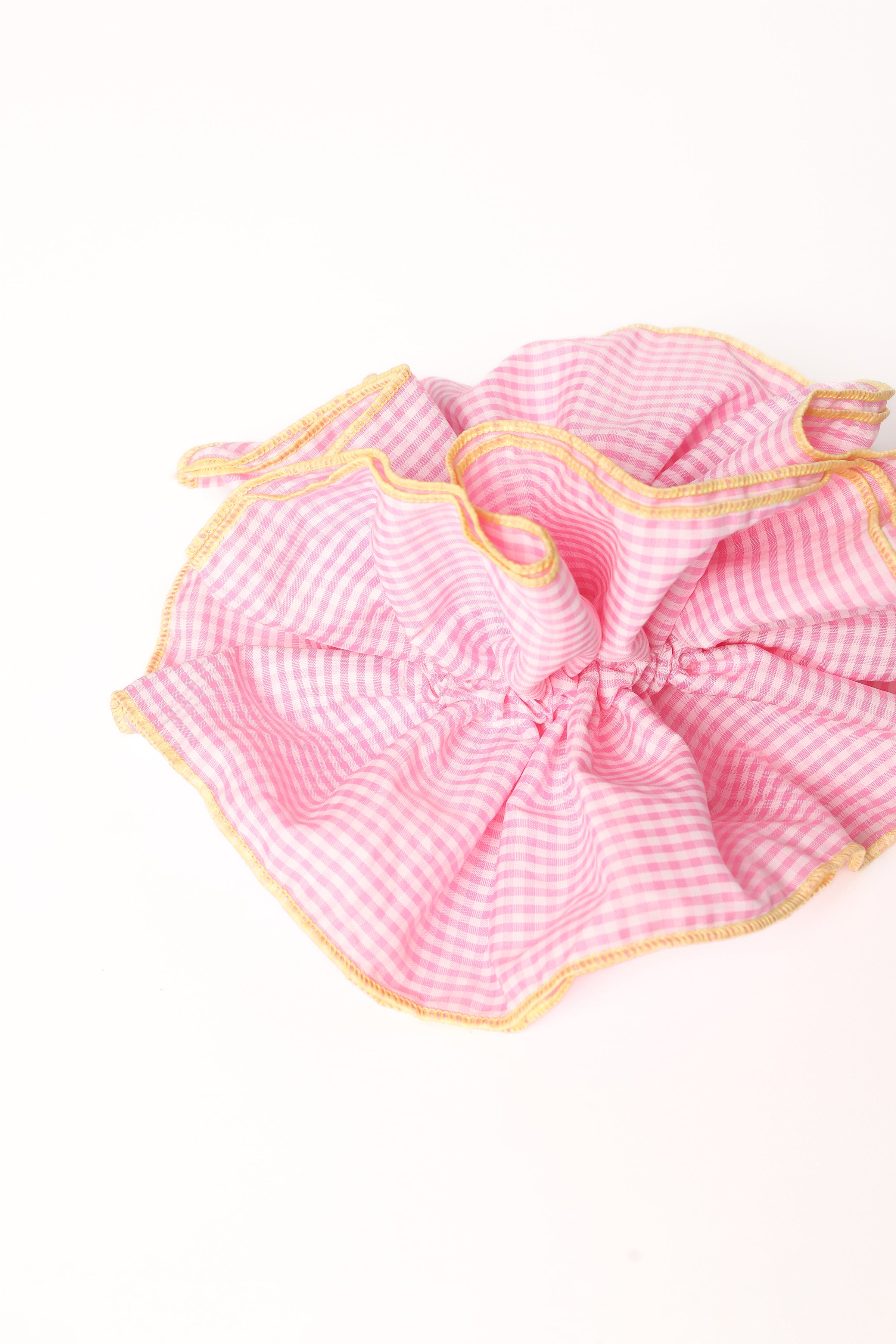 Petal and Pup USA ACCESSORIES Tegan Scrunchie - Pink/Orange One Size