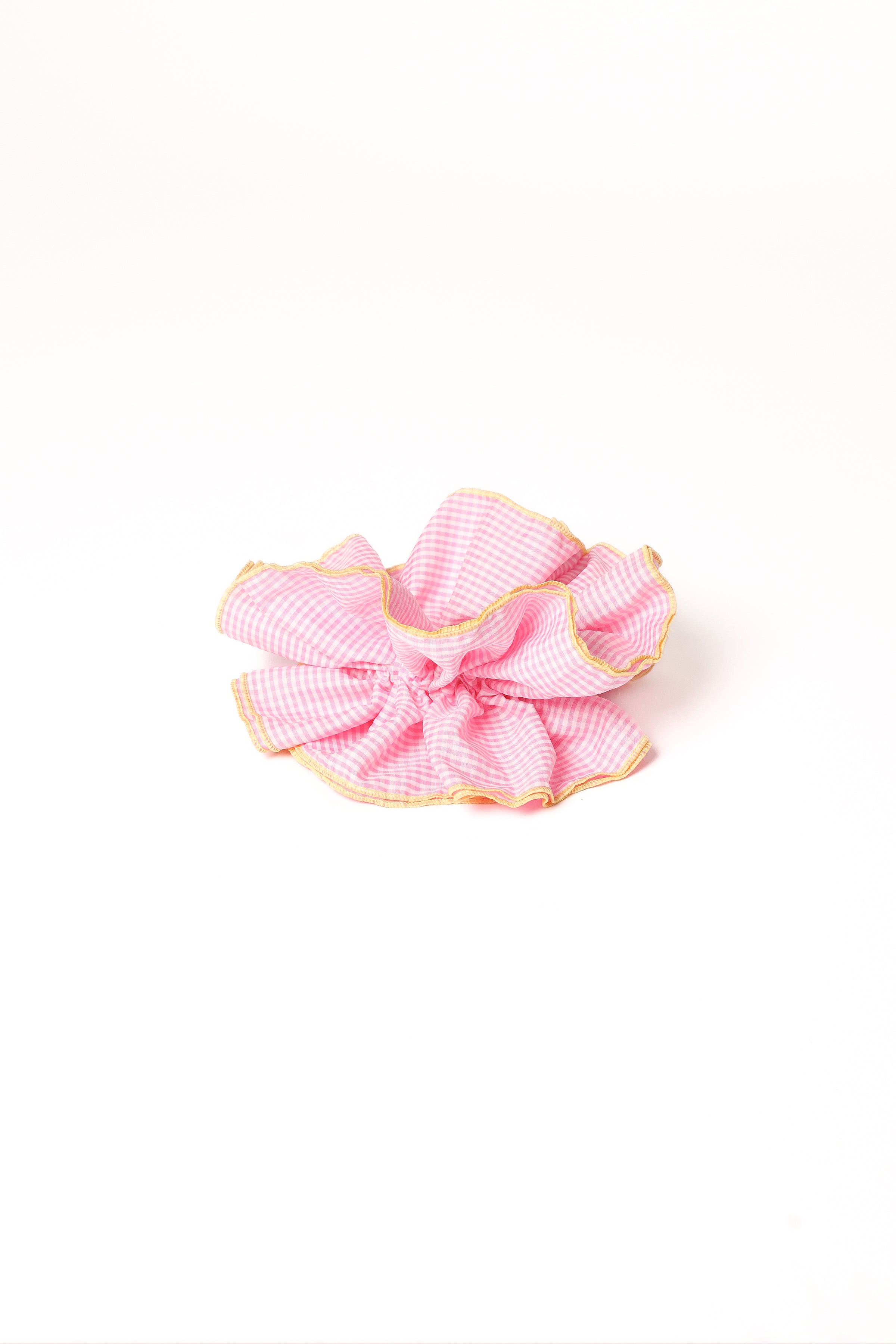 Petal and Pup USA ACCESSORIES Tegan Scrunchie - Pink/Orange One Size