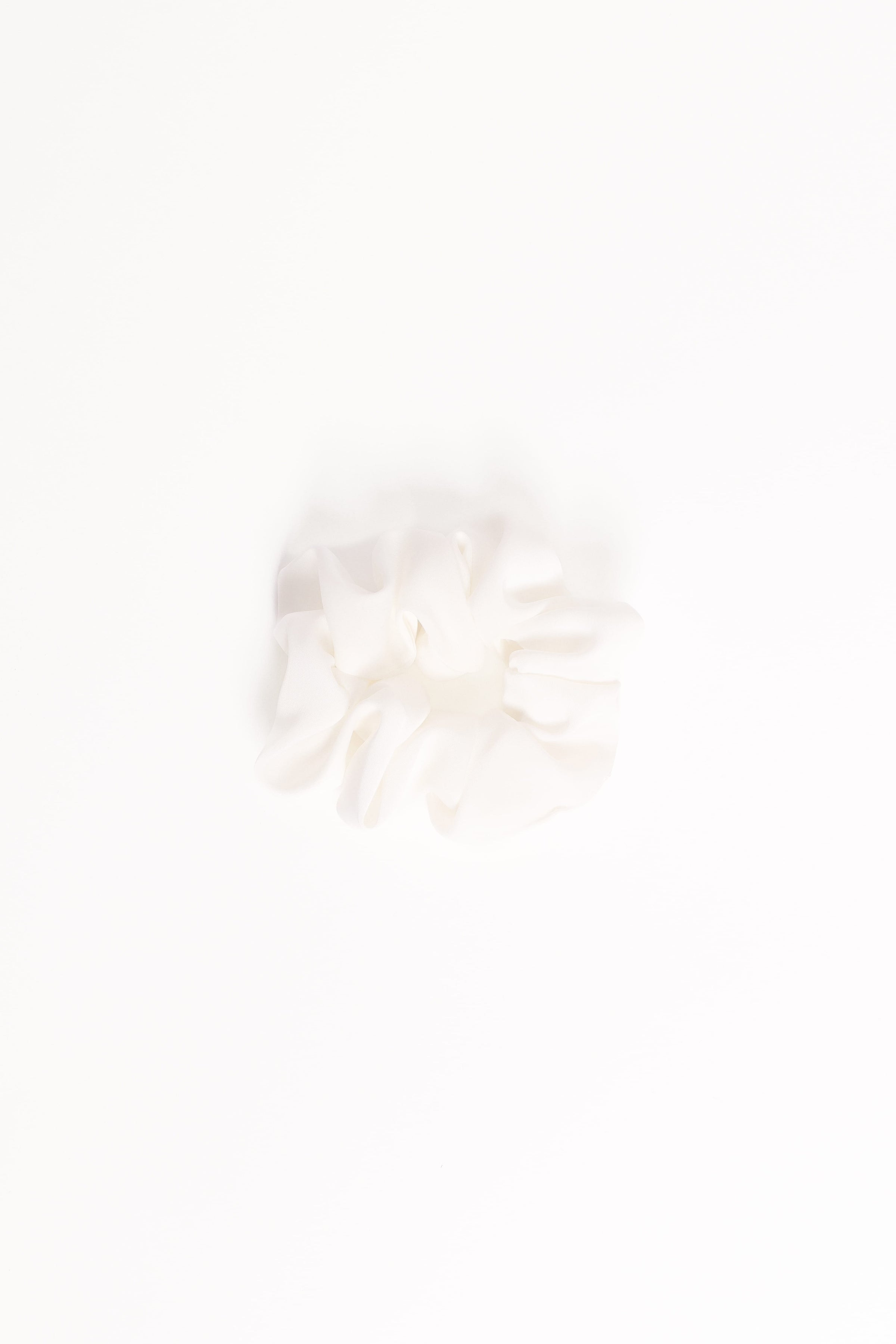 Petal and Pup USA ACCESSORIES Theodora Scrunchie - White One Size