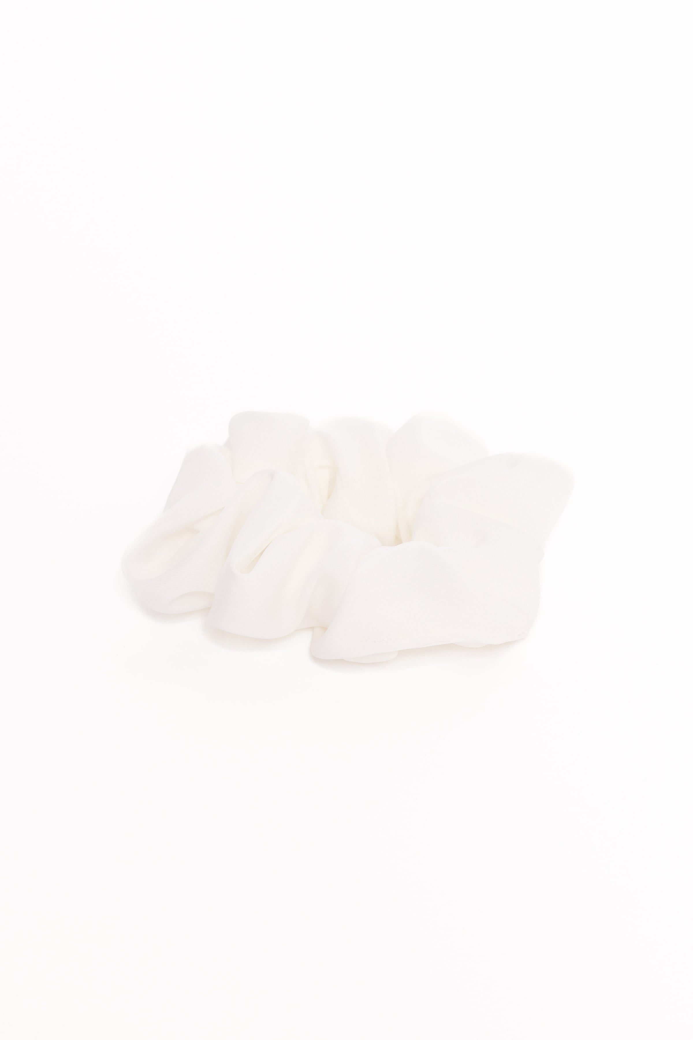 Petal and Pup USA ACCESSORIES Theodora Scrunchie - White One Size