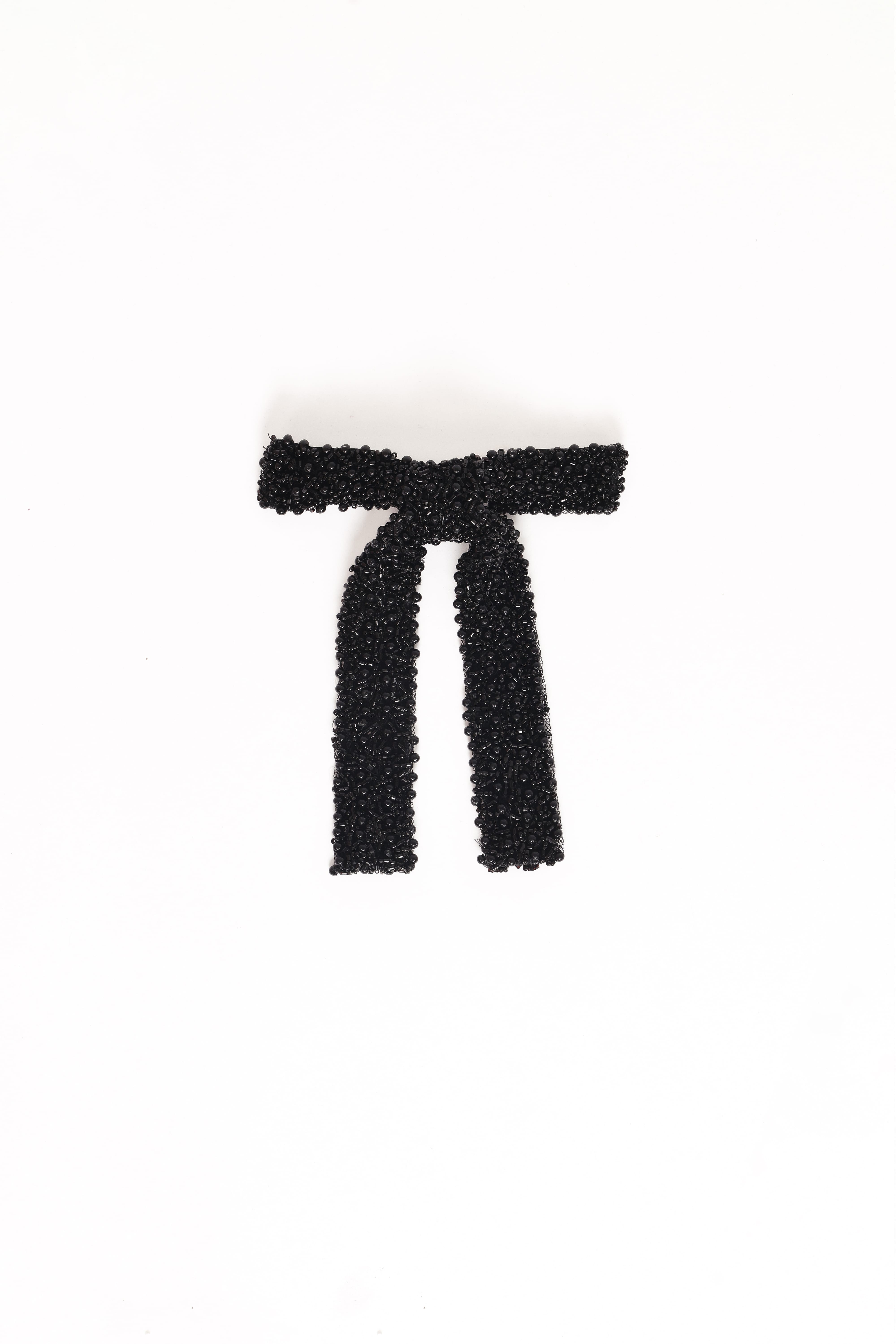 Petal and Pup USA ACCESSORIES Tiana Hair Bow - Black One Size