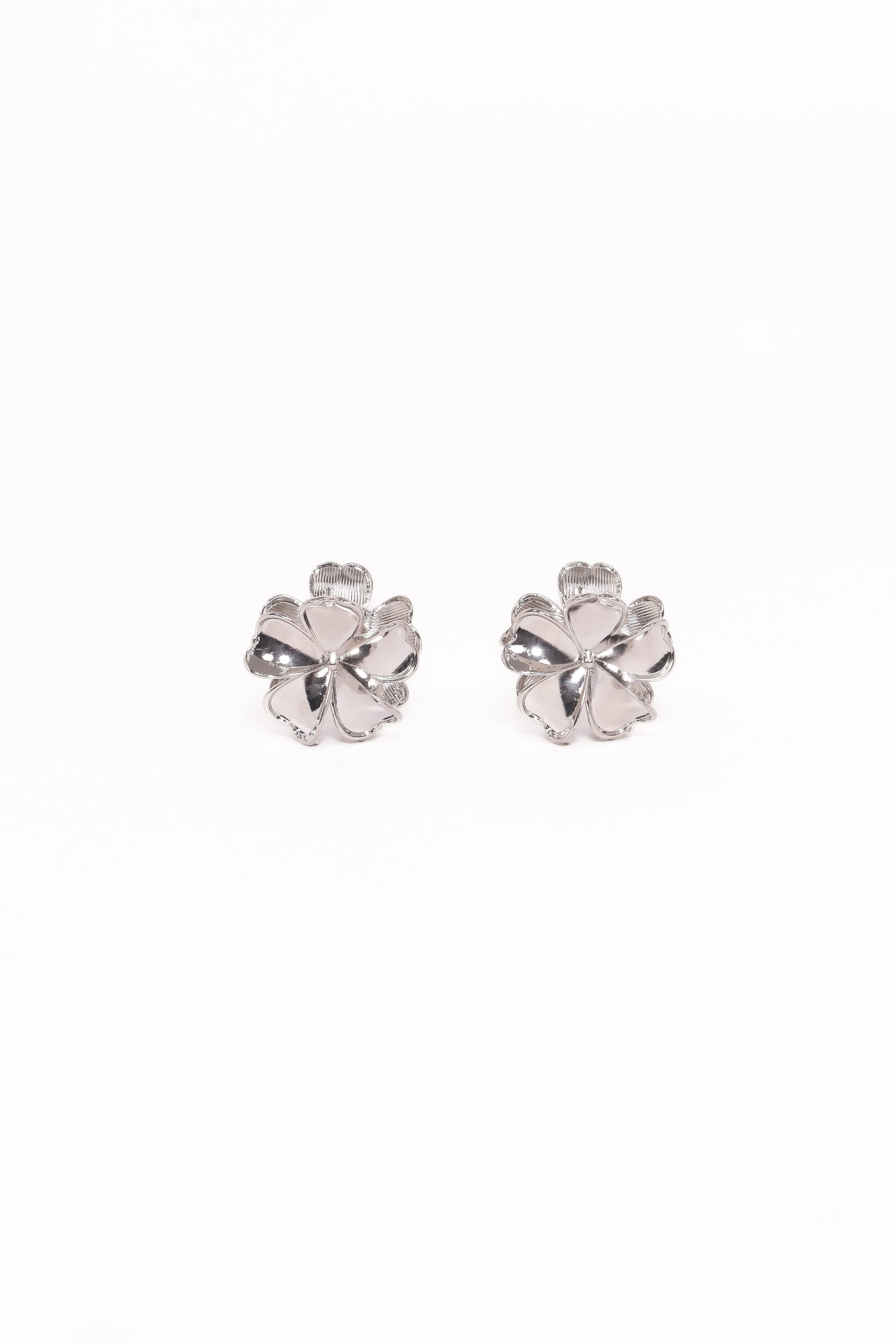 Petal and Pup USA ACCESSORIES Tiffany 2 Pack Flower Hair Clips - Silver One Size