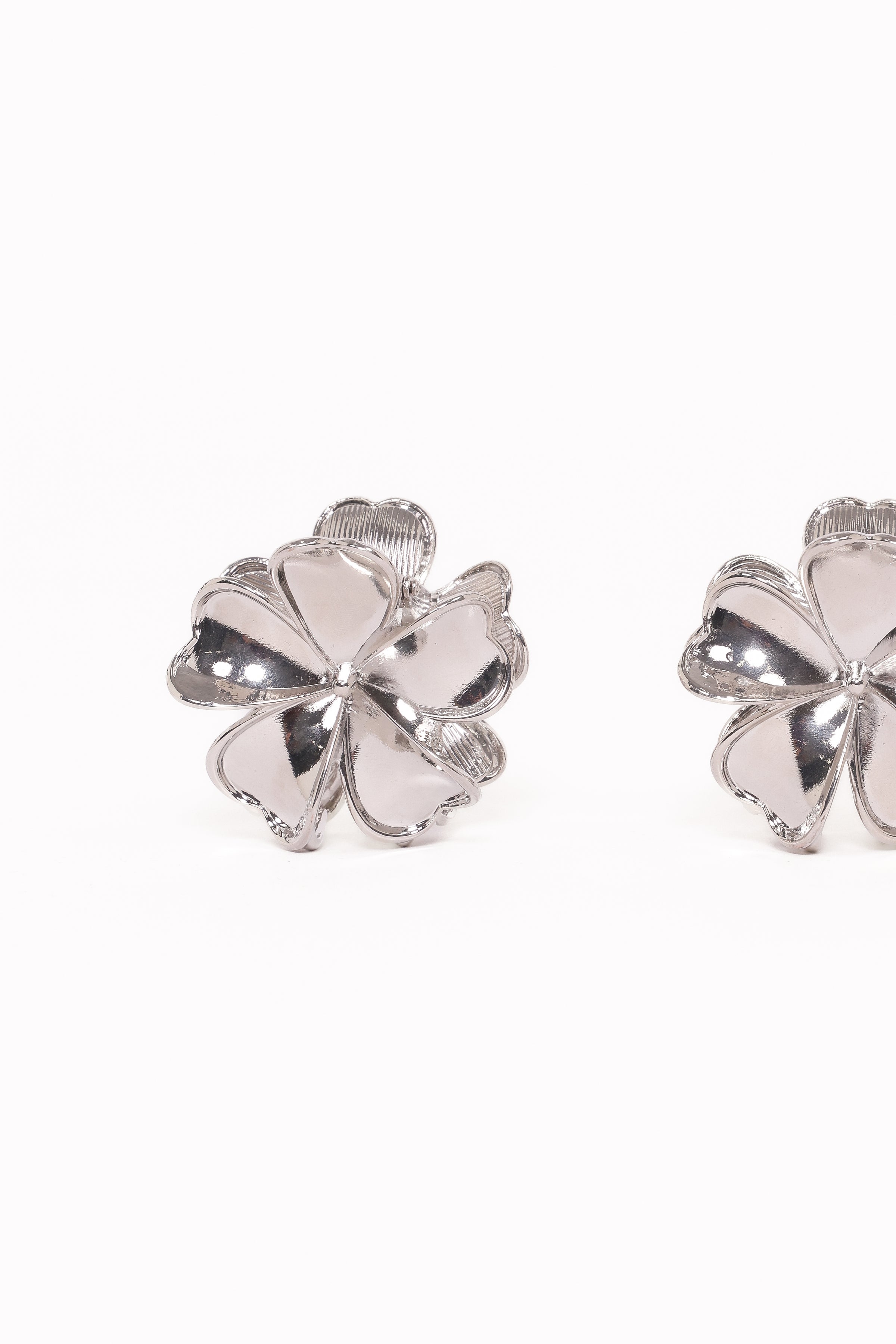 Petal and Pup USA ACCESSORIES Tiffany 2 Pack Flower Hair Clips - Silver One Size