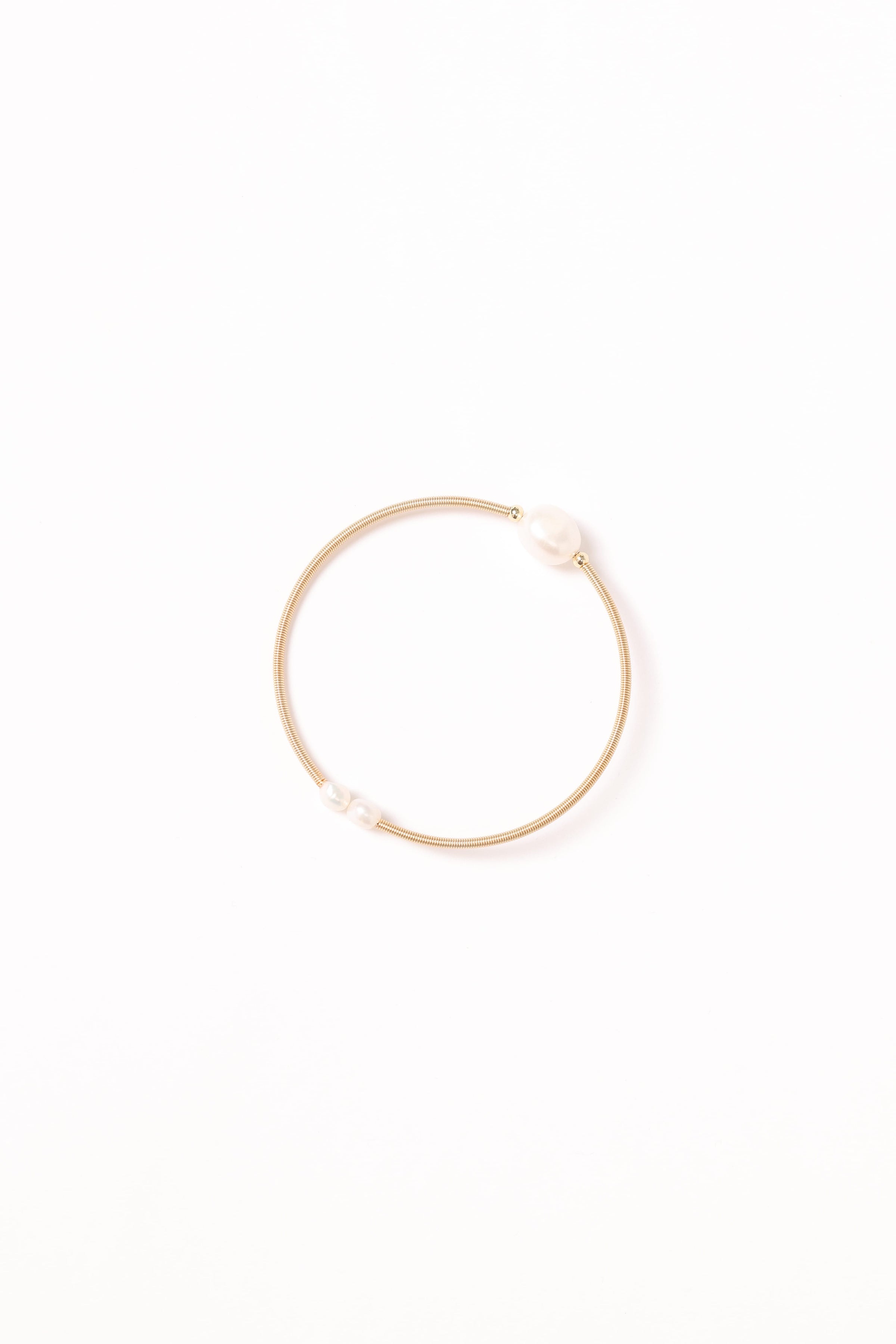 Petal and Pup USA ACCESSORIES Tilda Bracelet - Gold/Pearl One Size