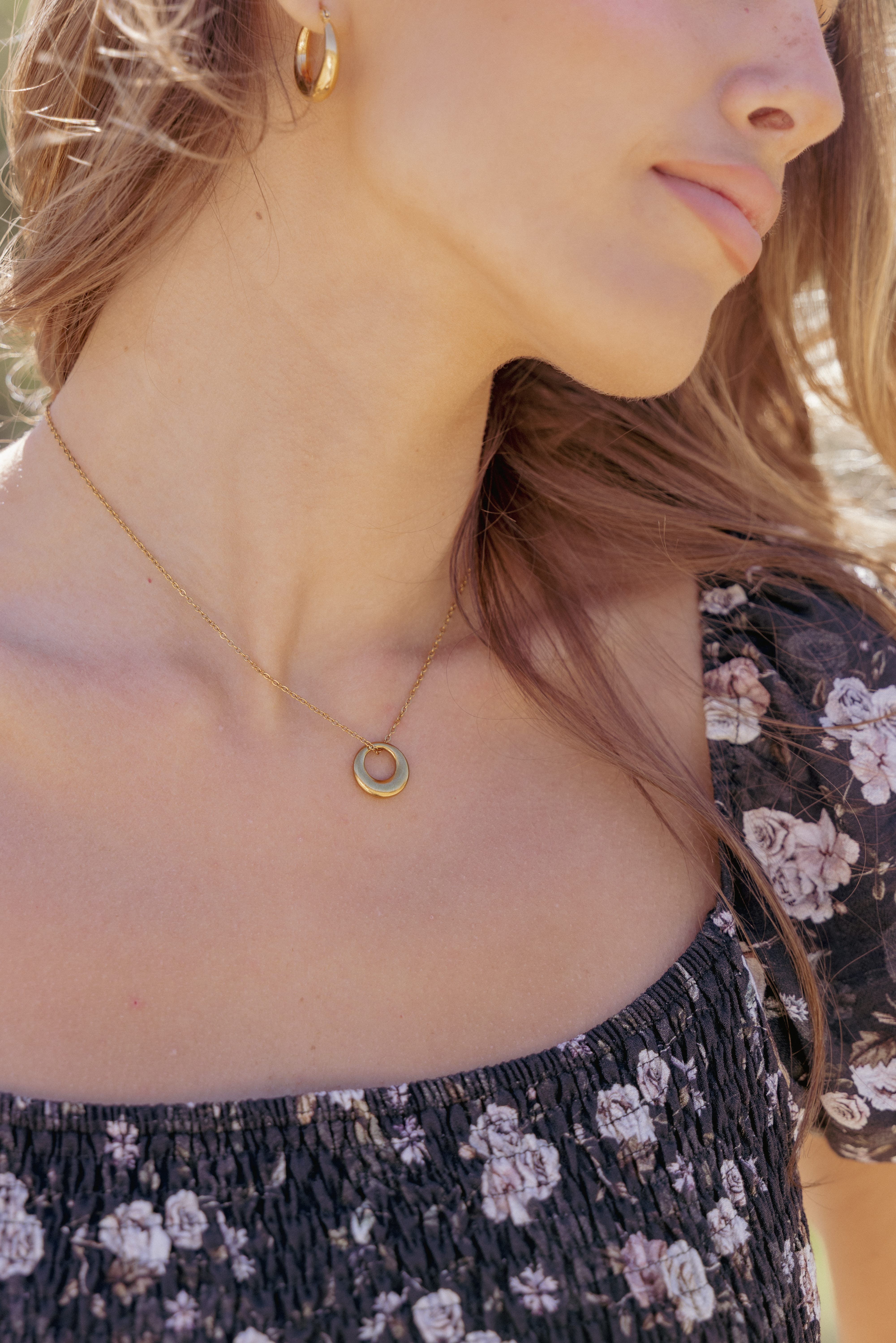 Petal and Pup USA ACCESSORIES Tyra Necklace - Gold One Size
