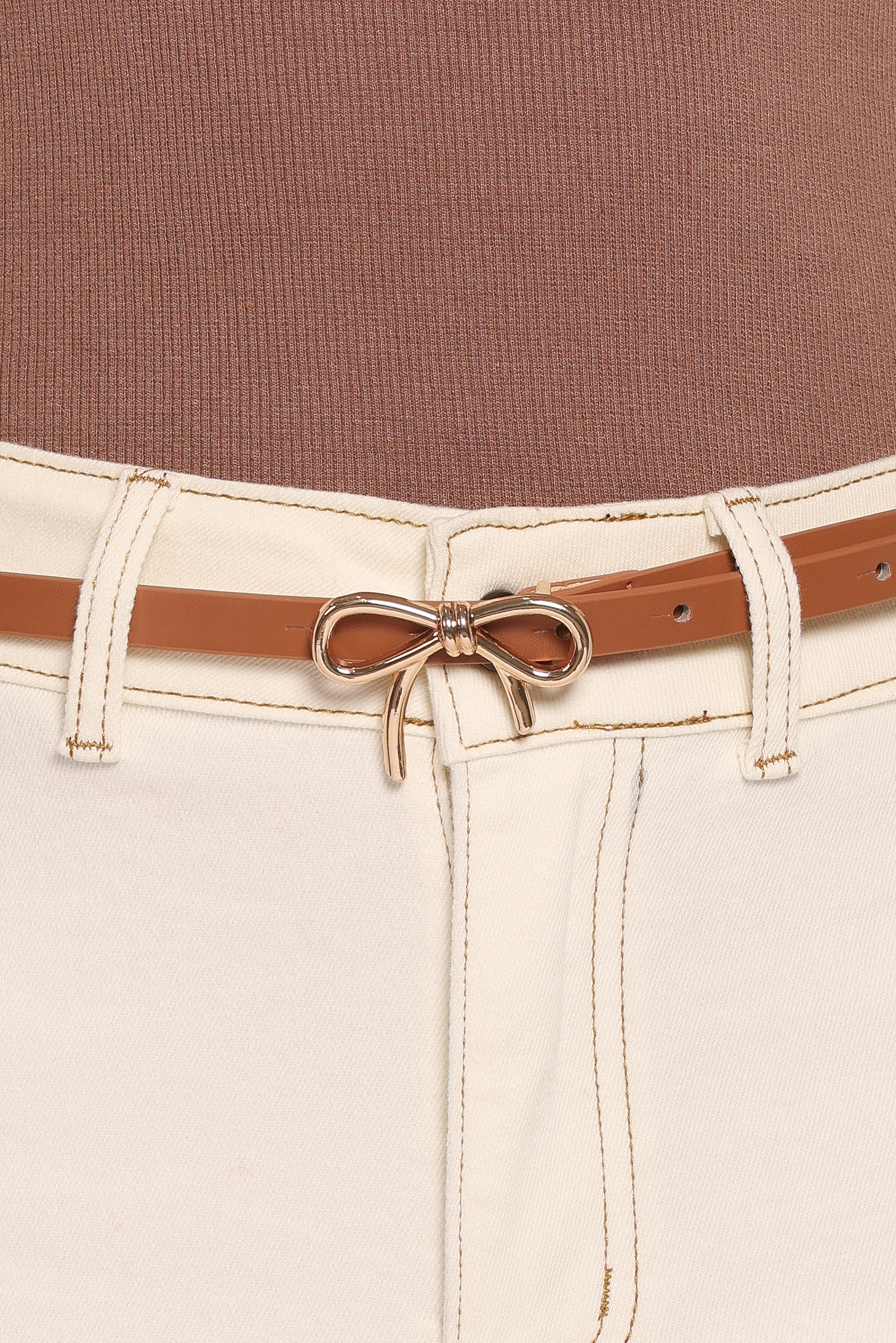 Petal and Pup USA ACCESSORIES Valentina Belt - Tan One Size