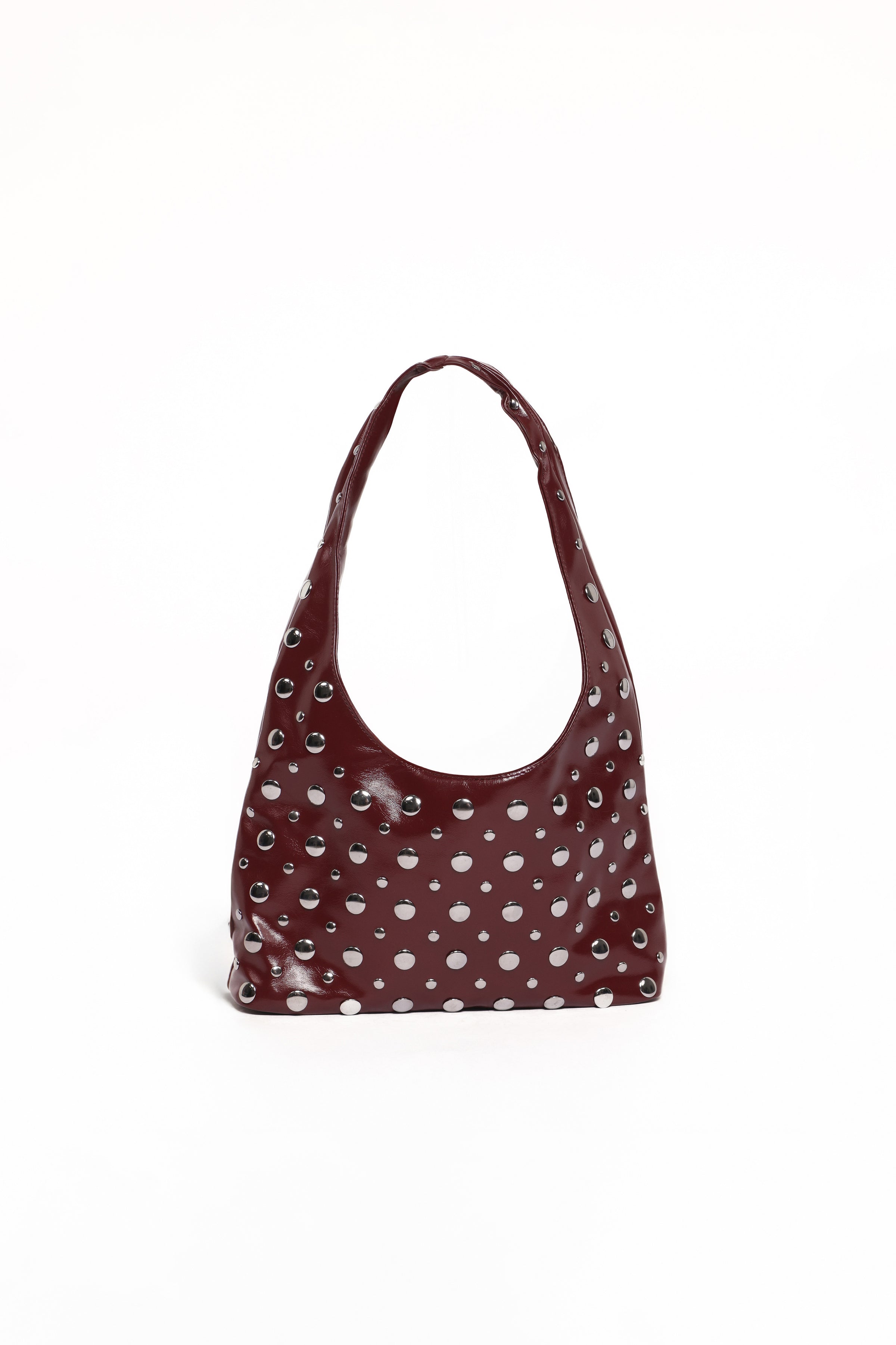 Petal and Pup USA ACCESSORIES Valerie Studded Bag - Red One Size