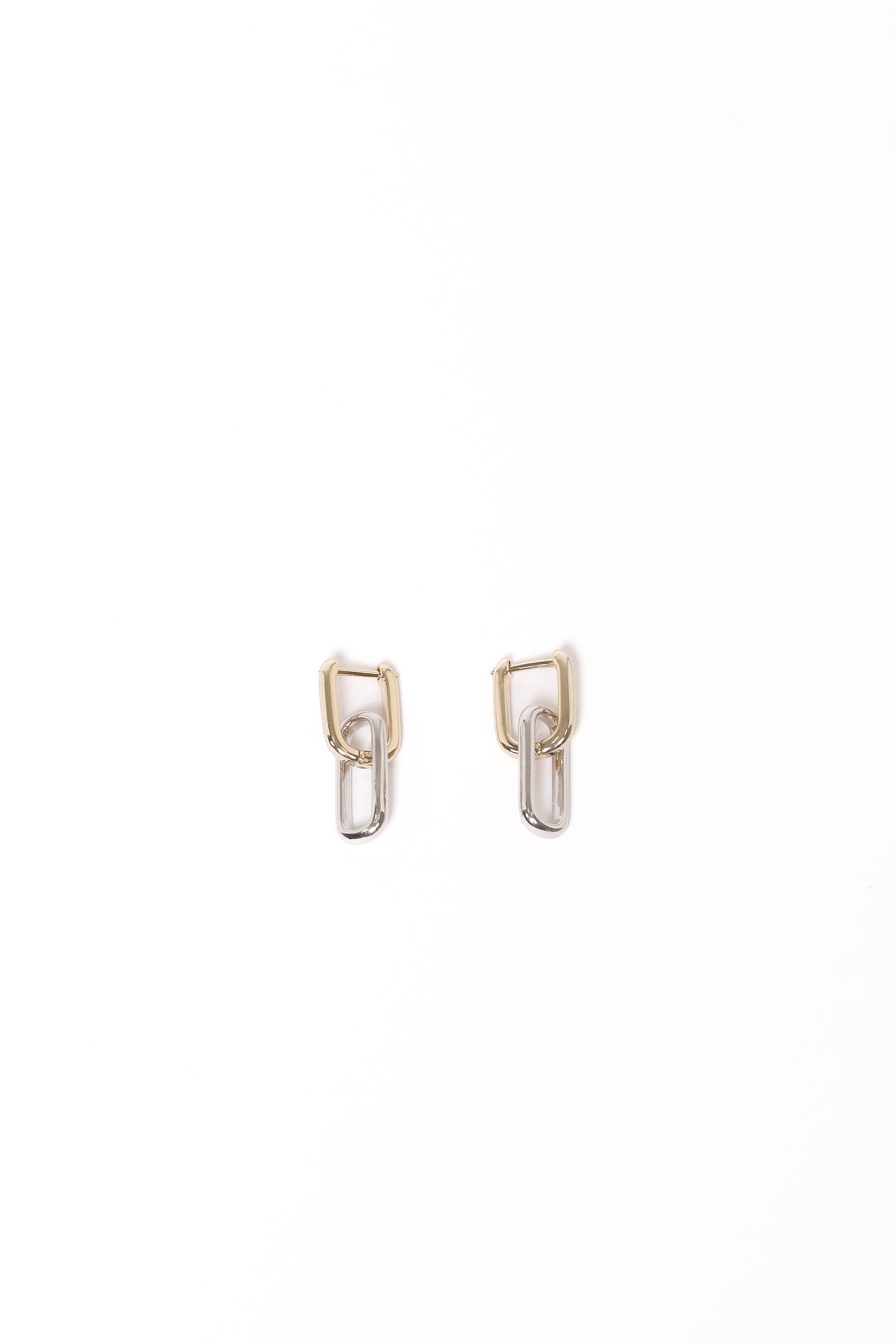 Petal and Pup USA ACCESSORIES Vanessa Earrings - Gold/Silver One Size