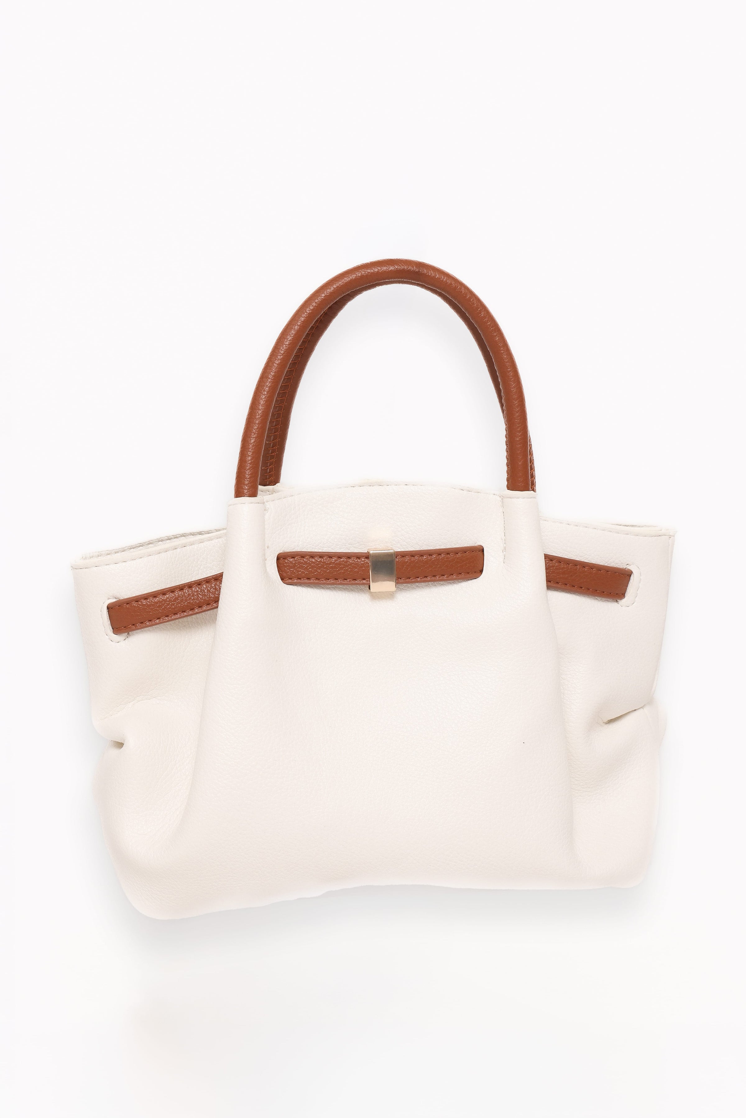 Petal and Pup USA ACCESSORIES Willow Bag - White/Brown One Size