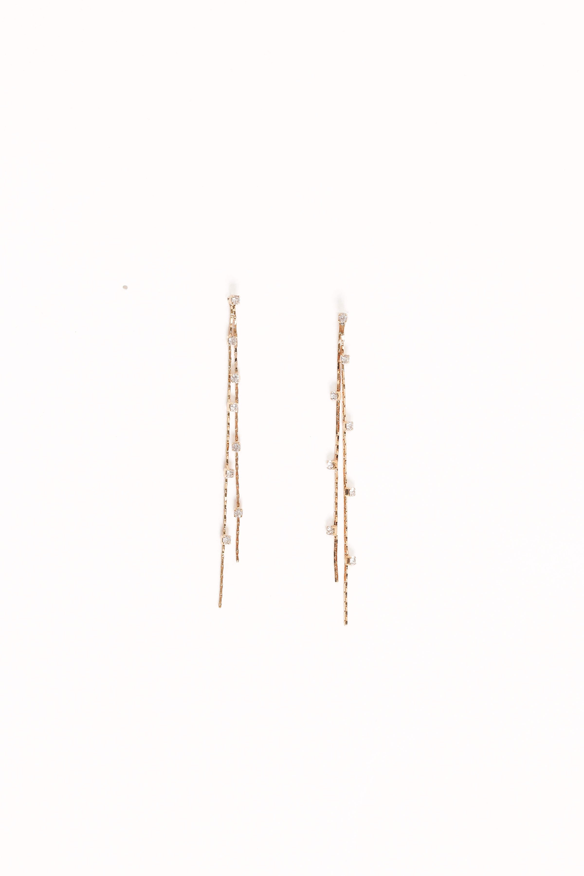Petal and Pup USA ACCESSORIES Yves Drop Earrings - Gold One Size