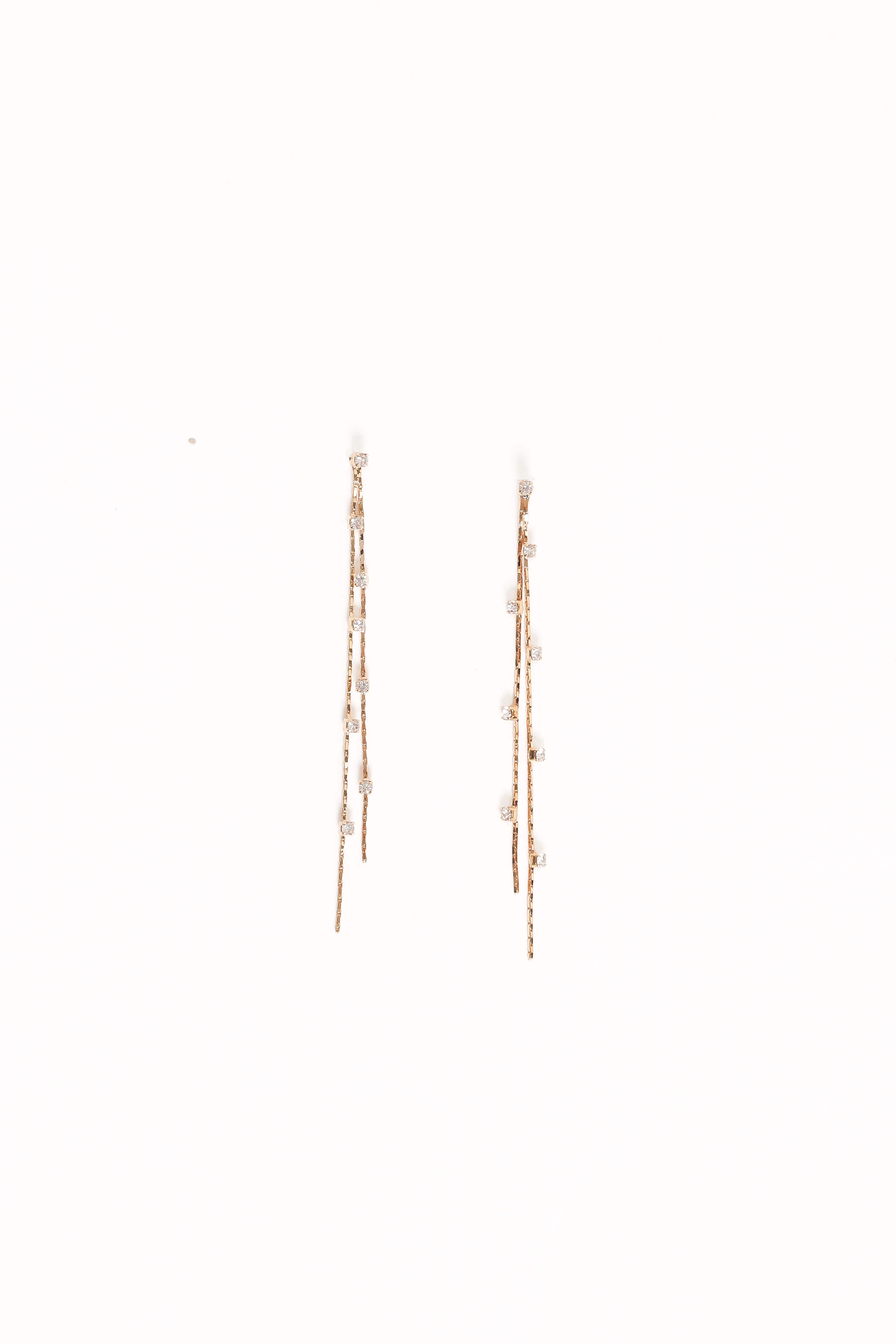 Petal and Pup USA ACCESSORIES Yves Drop Earrings - Gold One Size
