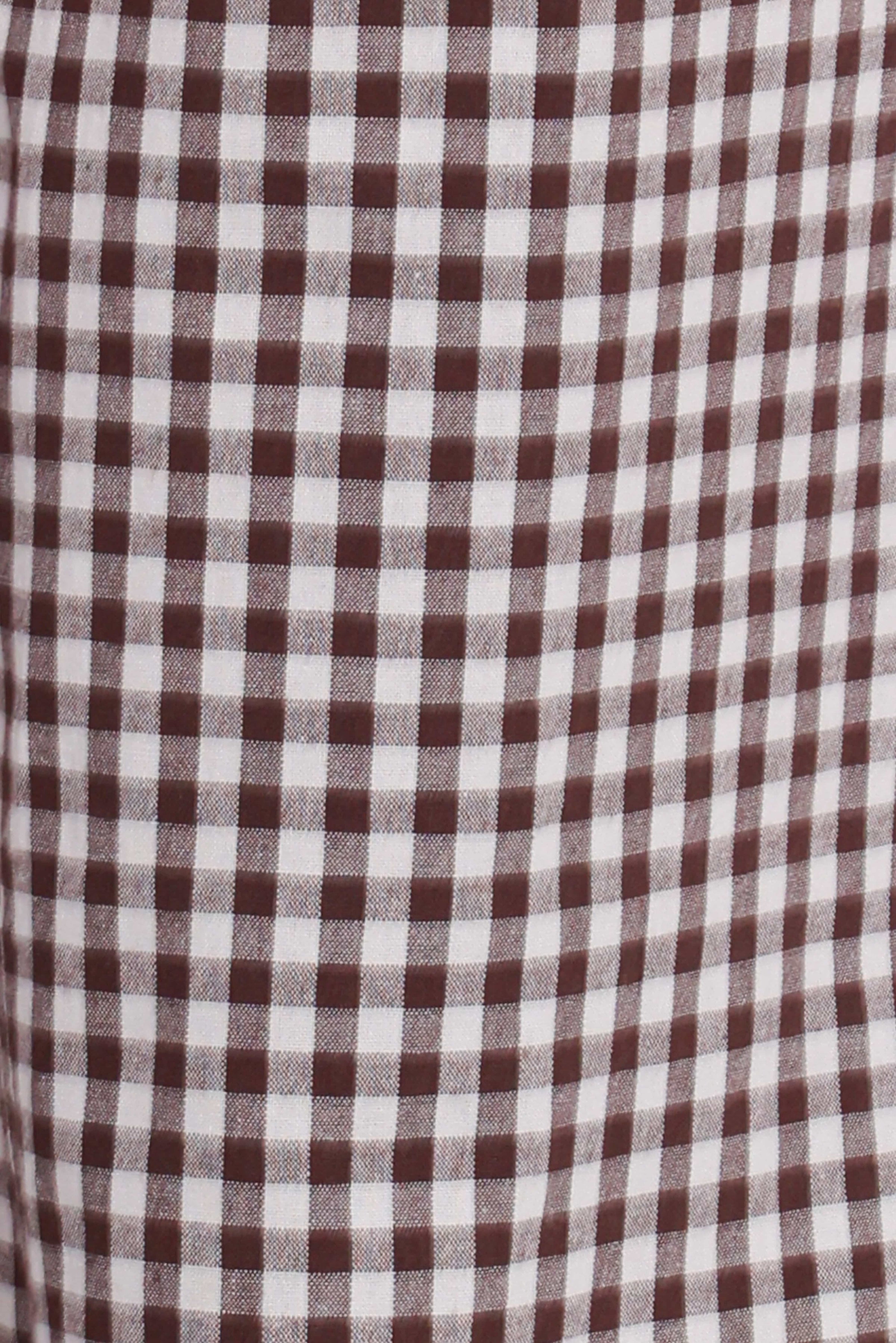 Petal and Pup USA BOTTOMS Abbott Pants - Brown Gingham