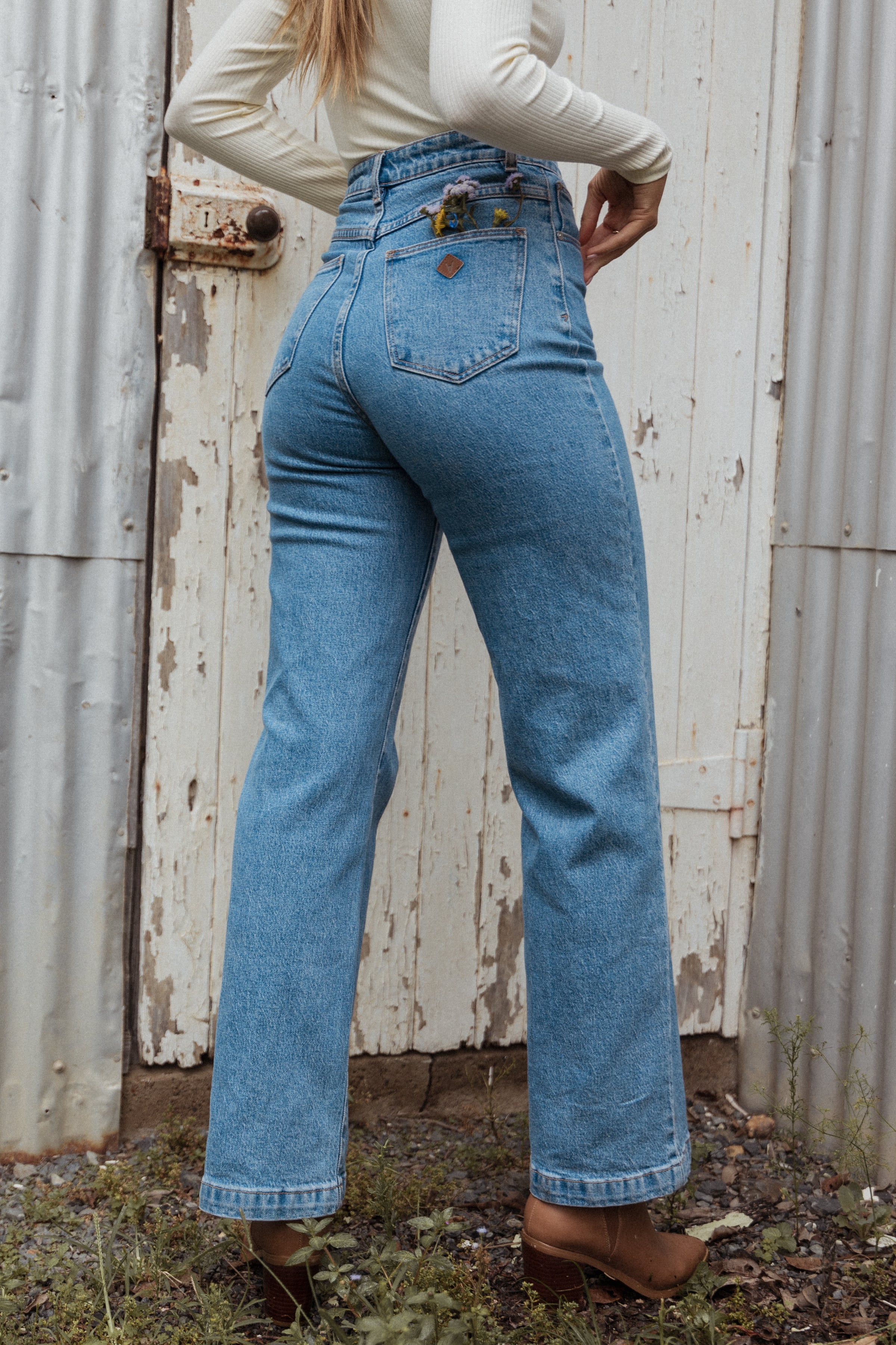 Petal and Pup USA BOTTOMS Abrand 94 High Wide Jeans - Debbie
