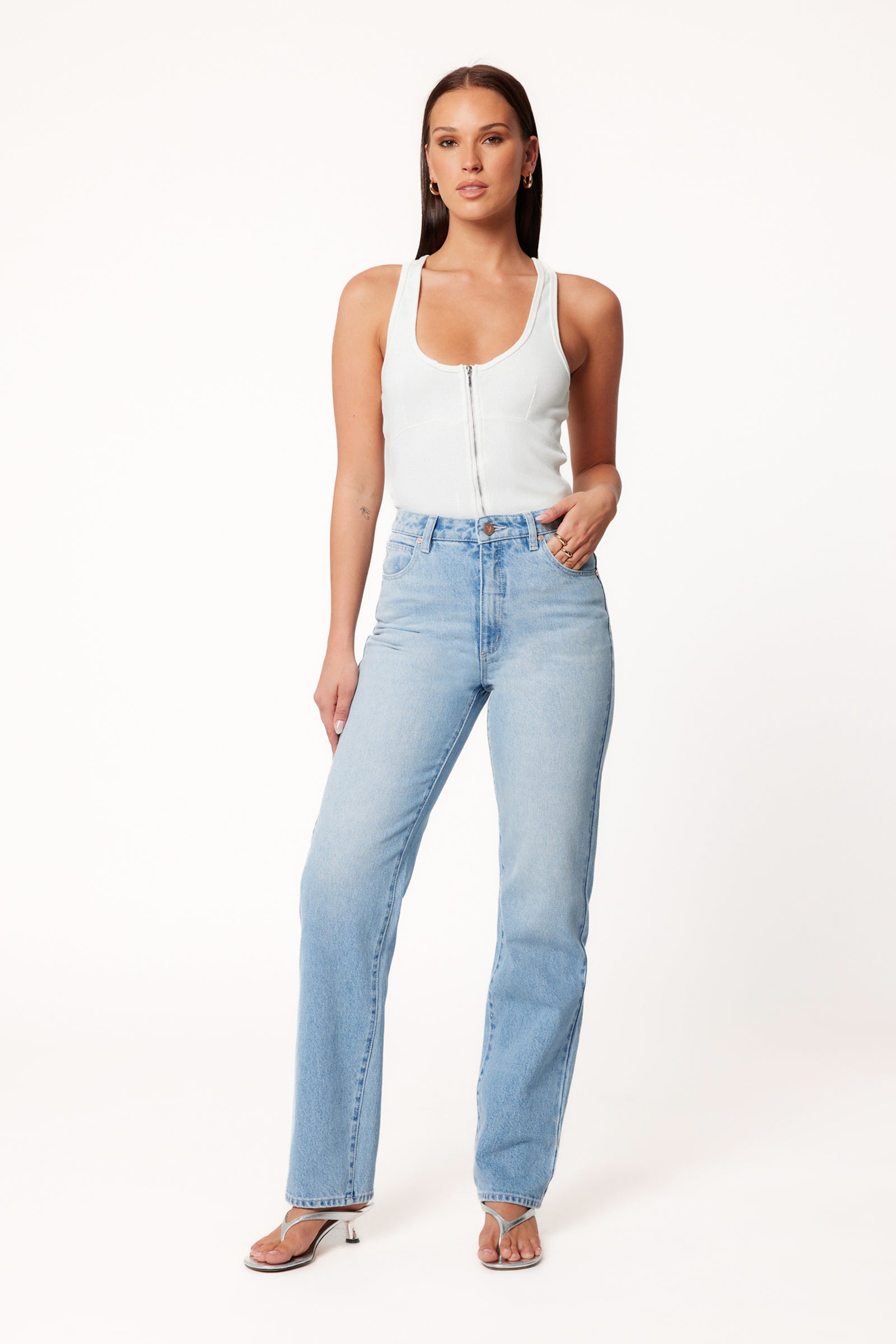 Petal and Pup USA BOTTOMS Abrand 94 Straight Jeans - Gia