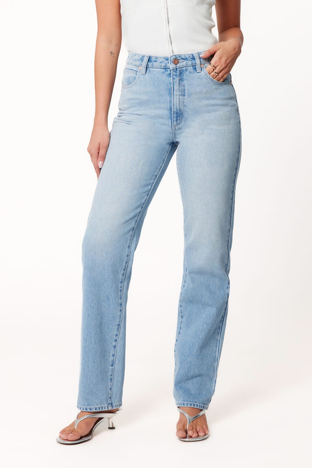Petal and Pup USA BOTTOMS Abrand 94 Straight Jeans - Gia