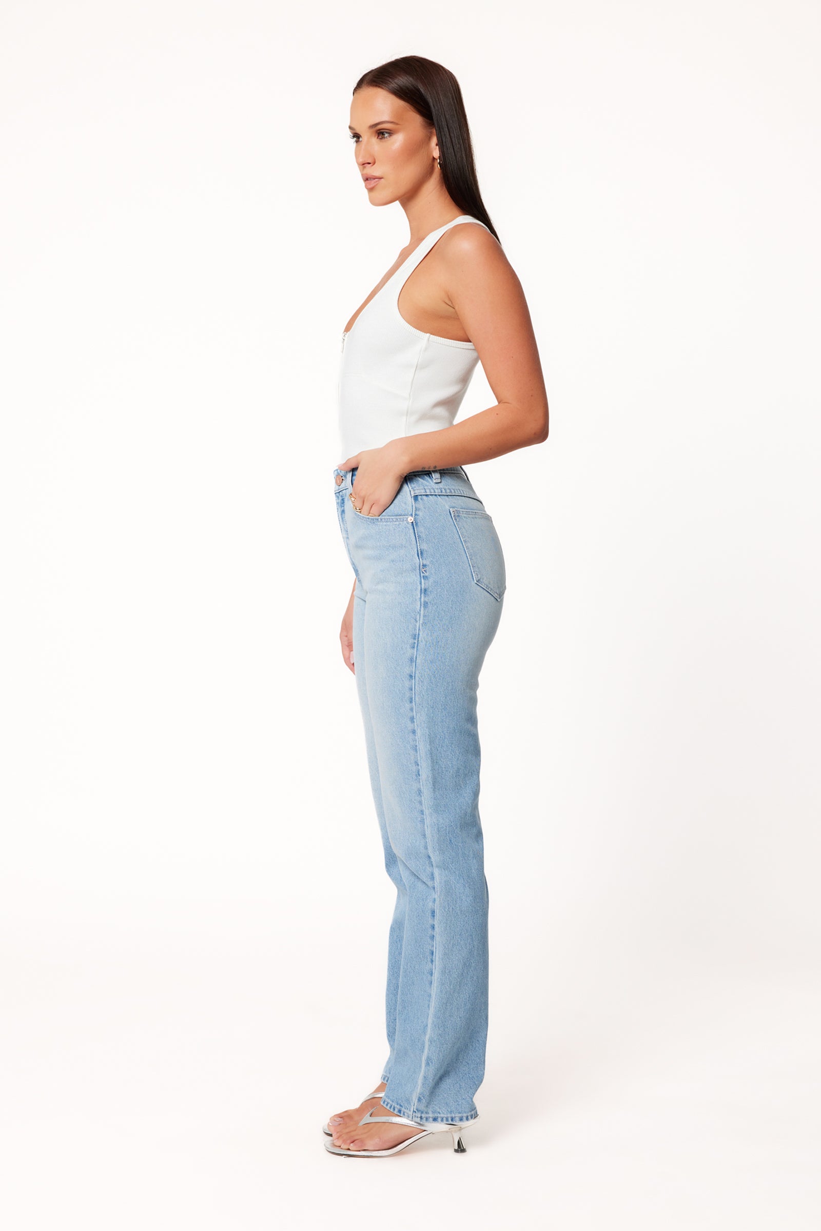 Petal and Pup USA BOTTOMS Abrand 94 Straight Jeans - Gia