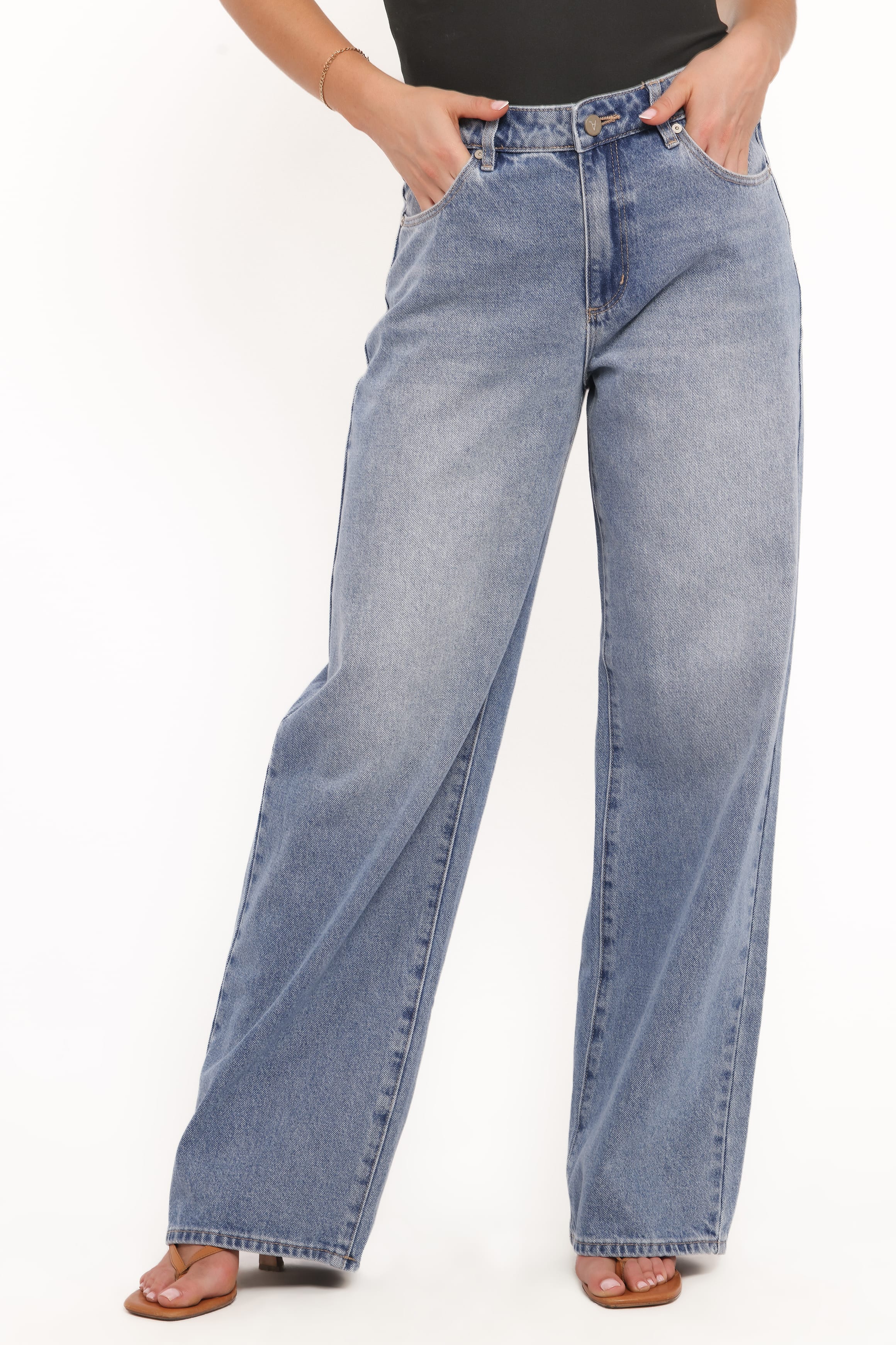 Petal and Pup USA BOTTOMS Abrand 94 Wide Jeans - Paloma