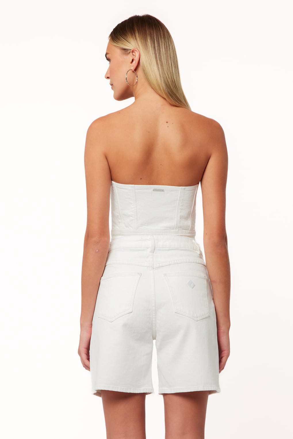 Petal and Pup USA BOTTOMS Abrand Carrie Shorts - White Light
