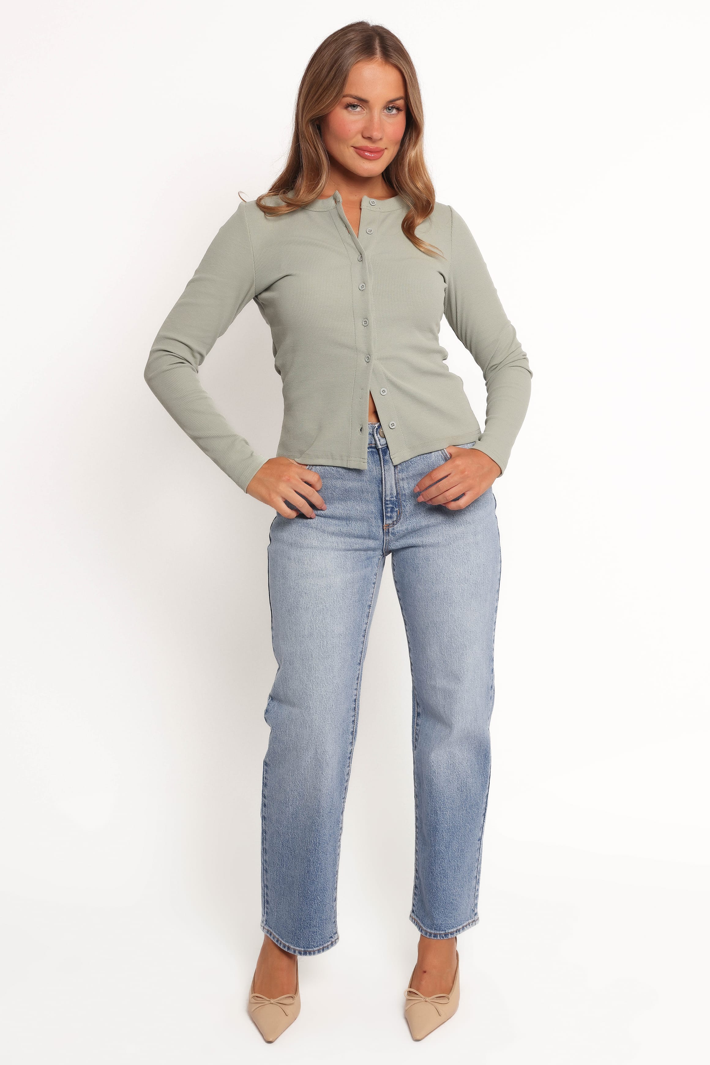 Petal and Pup USA BOTTOMS Abrand Mid Straight Jeans - Felicia