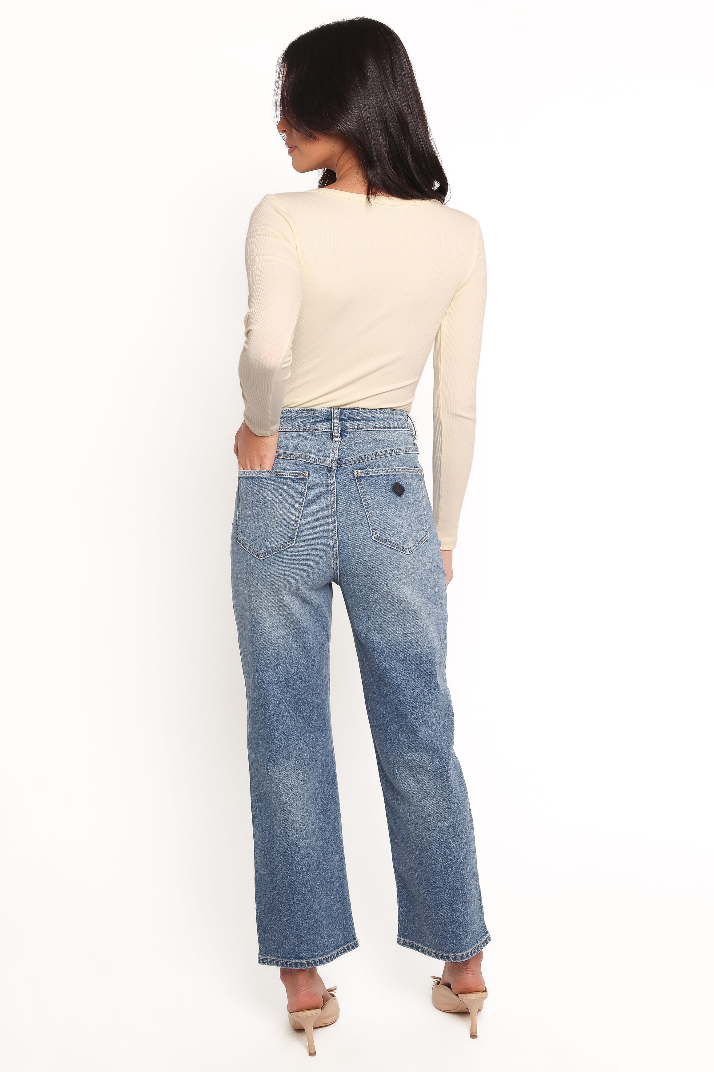 Petal and Pup USA BOTTOMS Abrand Venice Straight Jeans - Amara