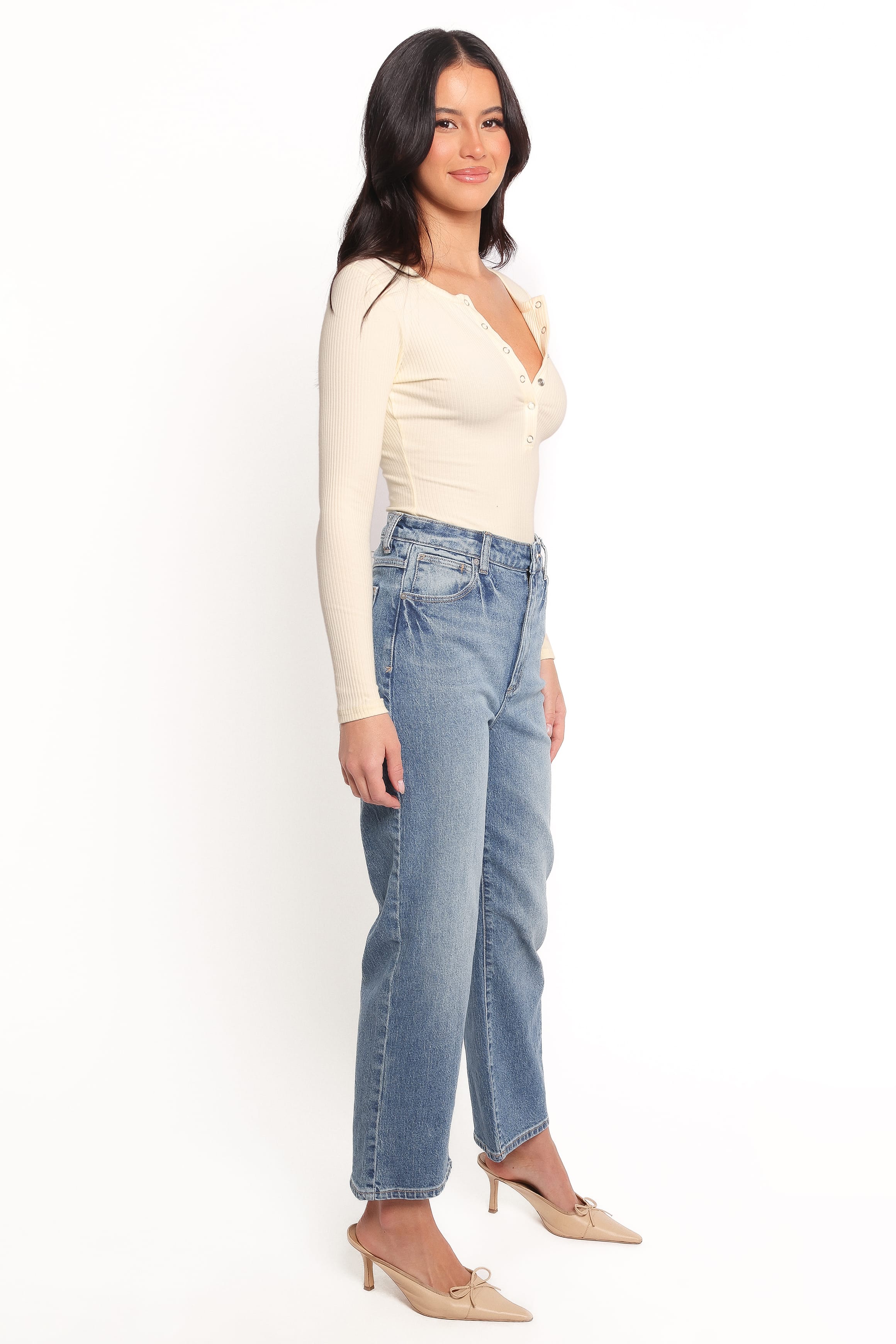 Petal and Pup USA BOTTOMS Abrand Venice Straight Jeans - Amara