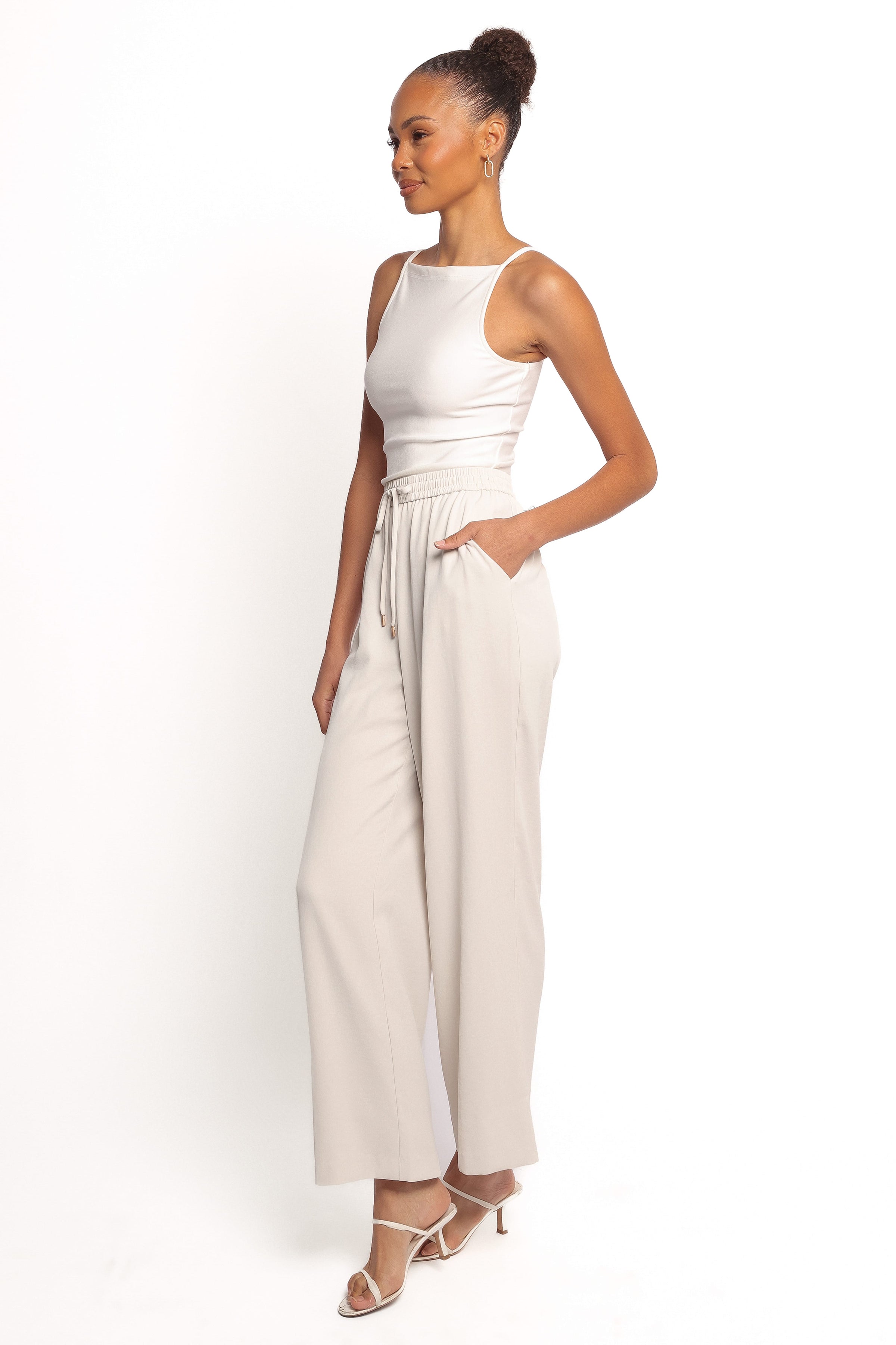 Petal and Pup USA BOTTOMS Aisling Pants - Oyster