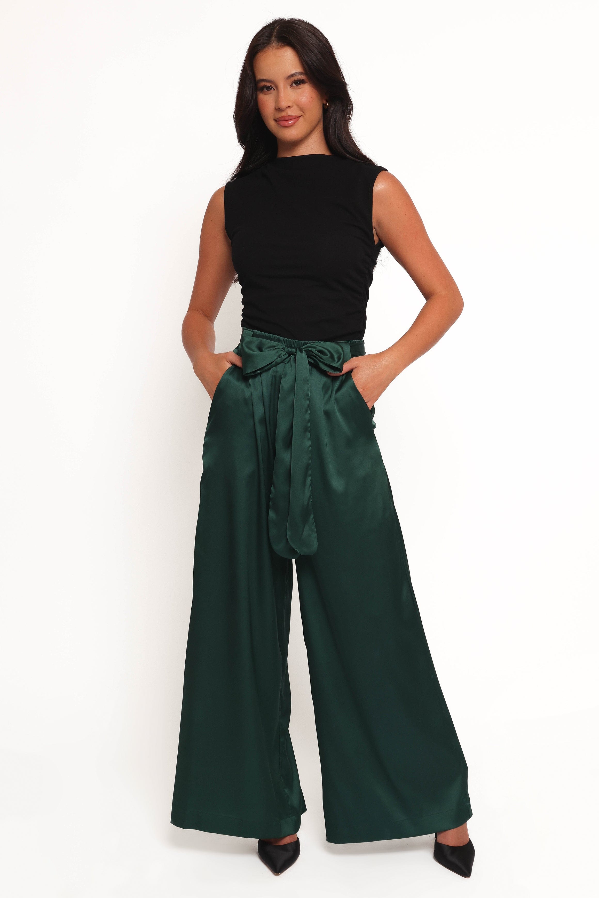 Petal and Pup USA BOTTOMS Alie Pant - Emerald