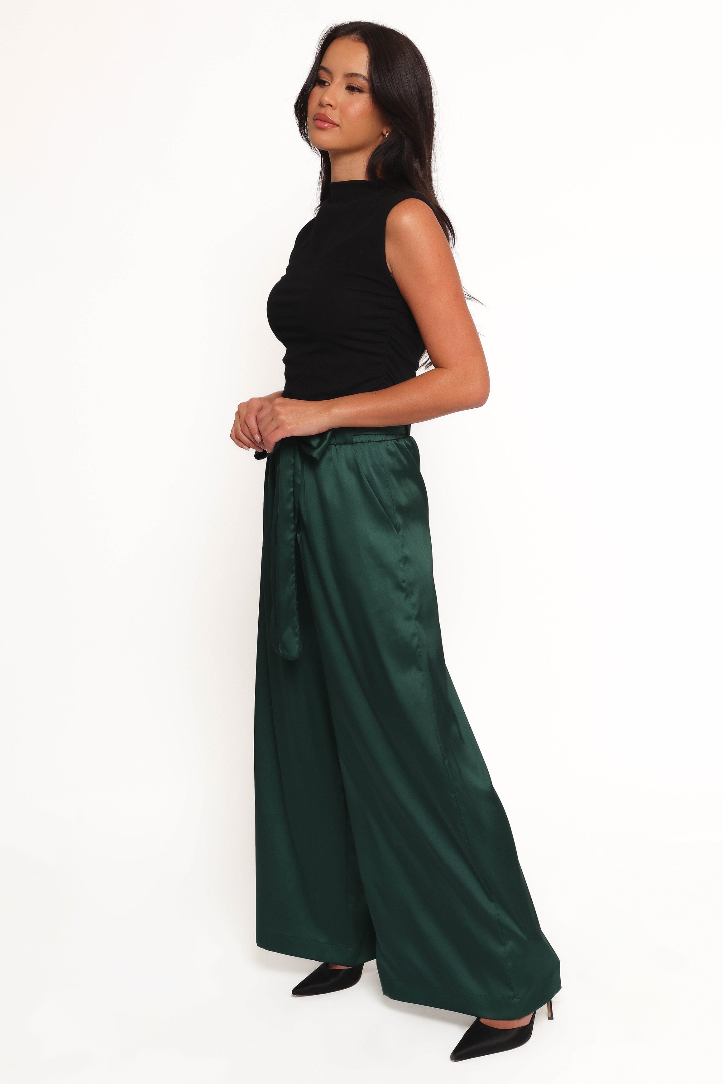 Petal and Pup USA BOTTOMS Alie Pant - Emerald