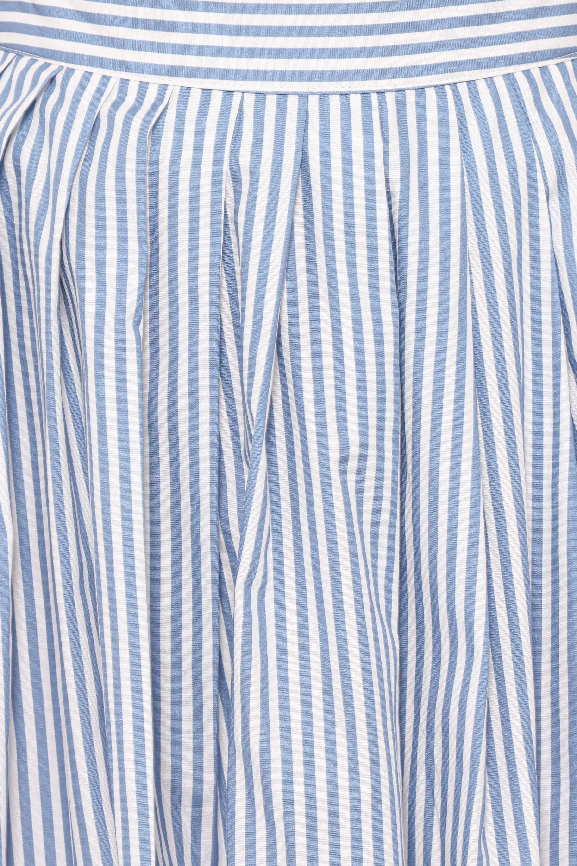 Petal and Pup USA BOTTOMS Amaya Pleated Mini Skirt - Blue Stripe