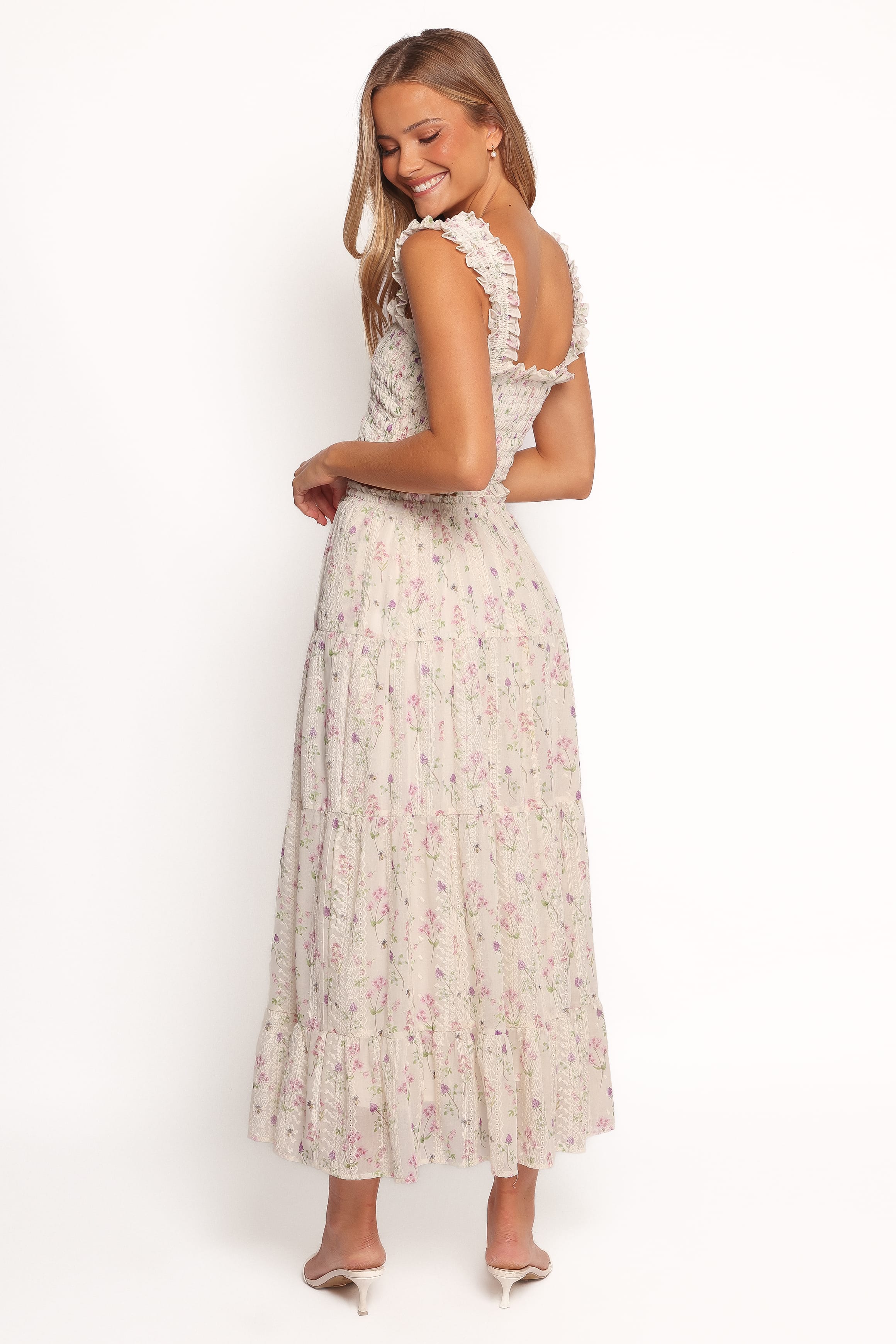 Petal and Pup USA BOTTOMS Amberlyn Maxi Skirt - Pink Floral