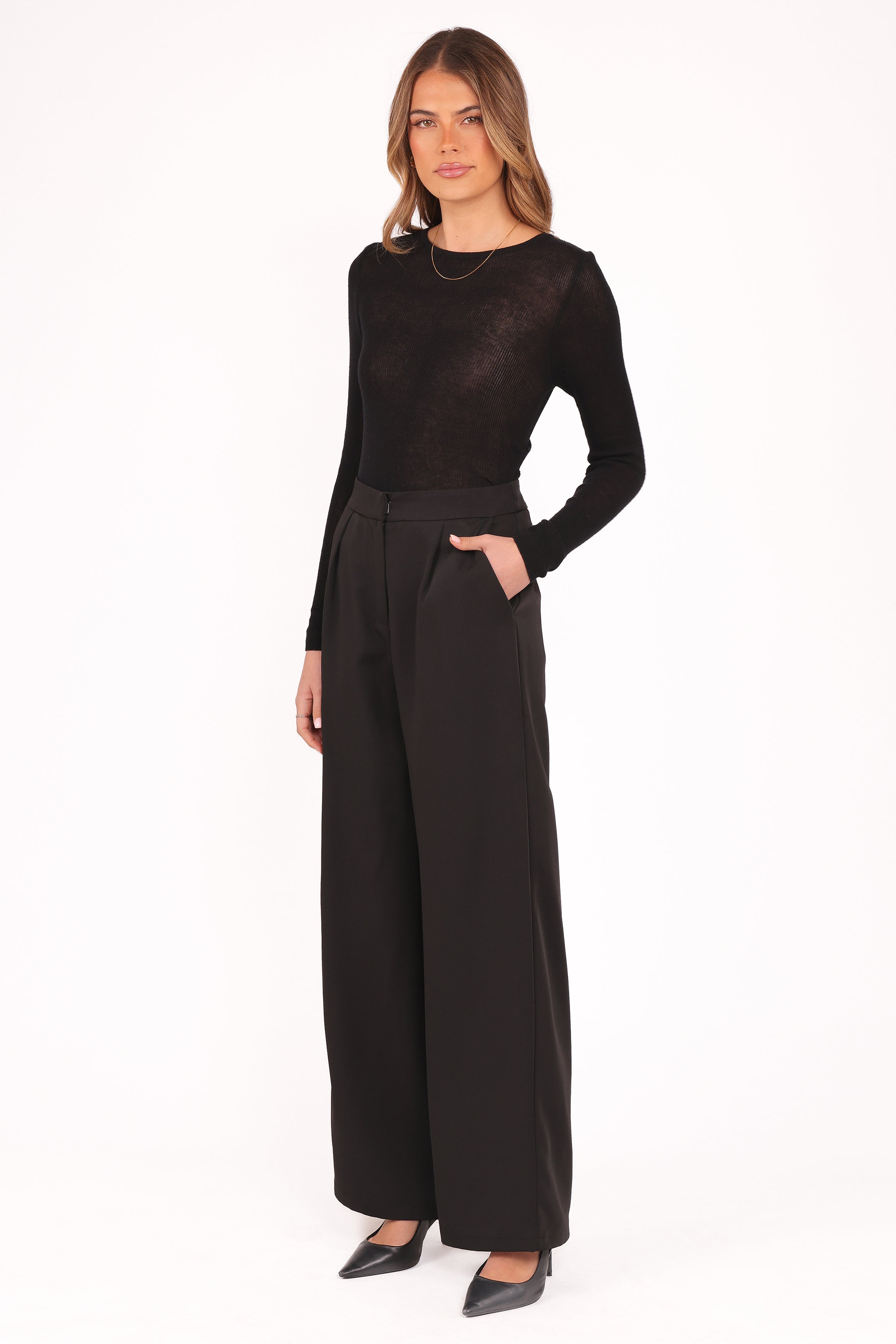 Petal and Pup USA BOTTOMS Ana Pants - Black