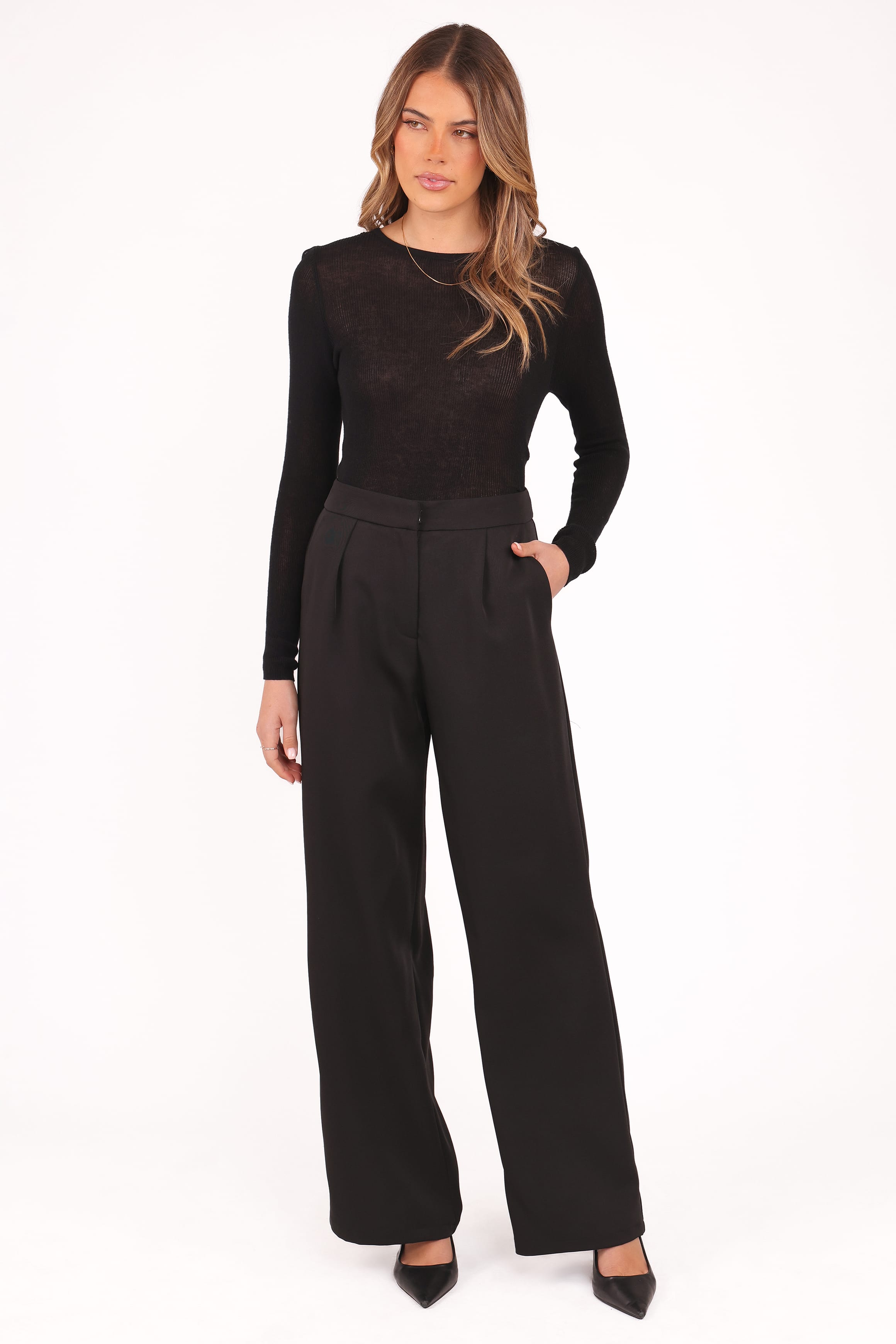 Petal and Pup USA BOTTOMS Ana Pants - Black