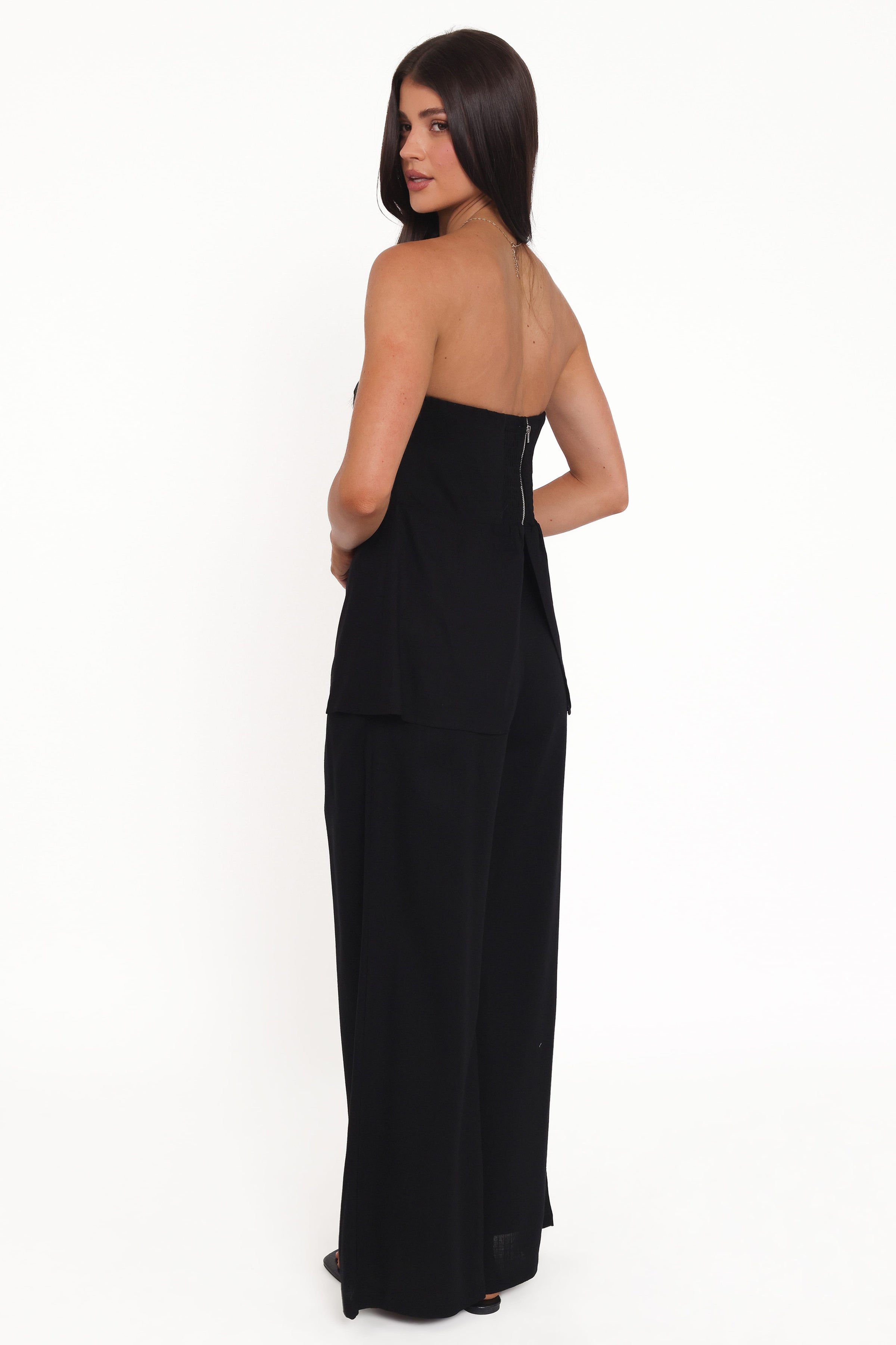 Petal and Pup USA BOTTOMS Arles Wide Leg Pants - Black