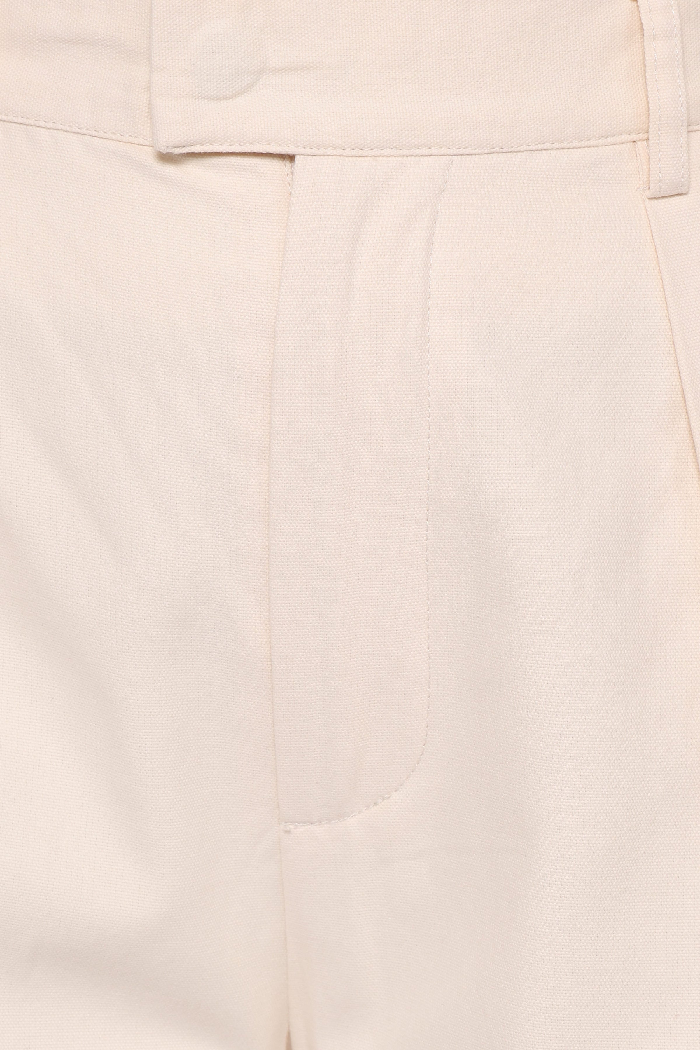 Petal and Pup USA BOTTOMS Asher Tie Detail Tapered Leg Pants - Cream