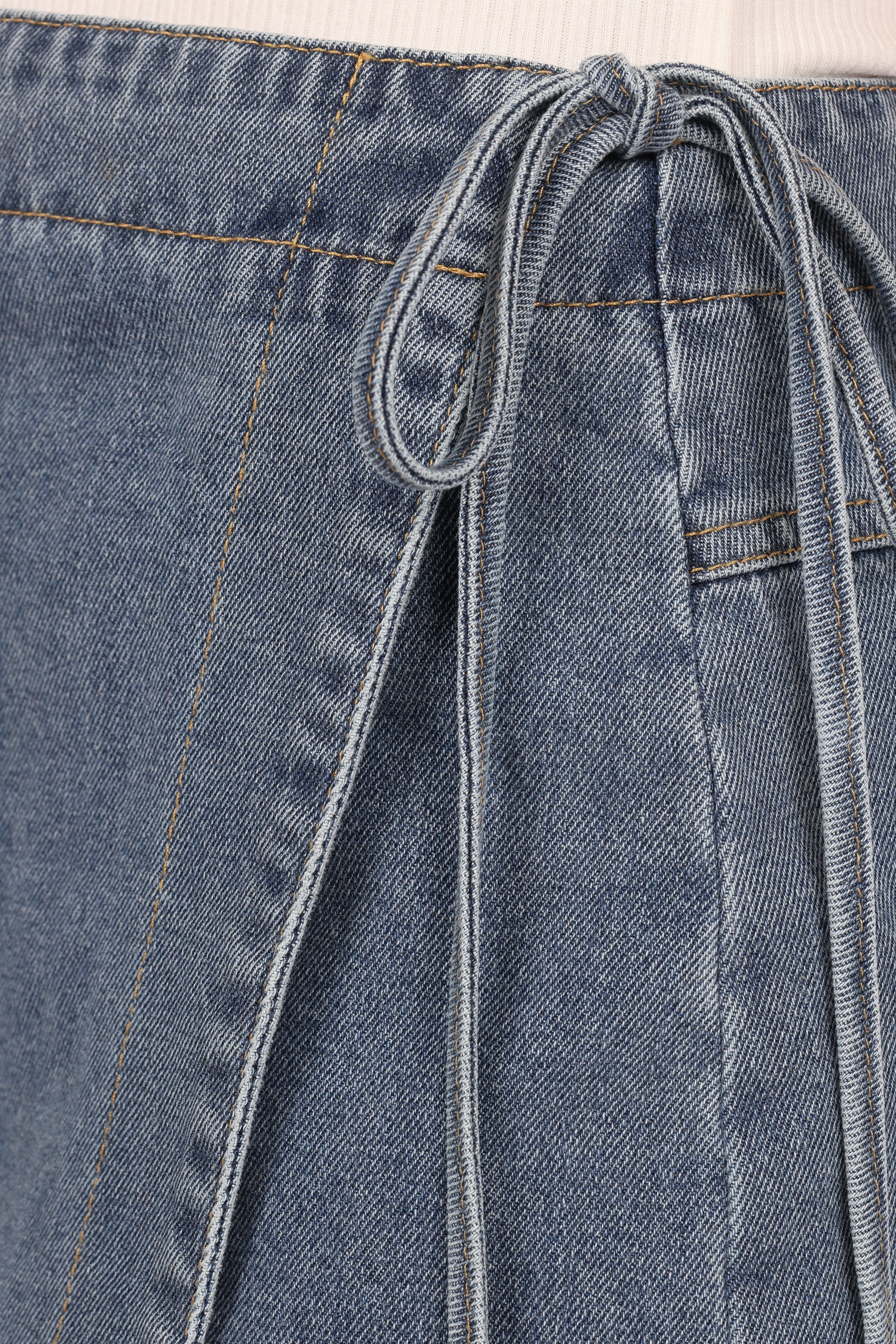 Petal and Pup USA BOTTOMS Ashton Denim Skort - Medium Wash