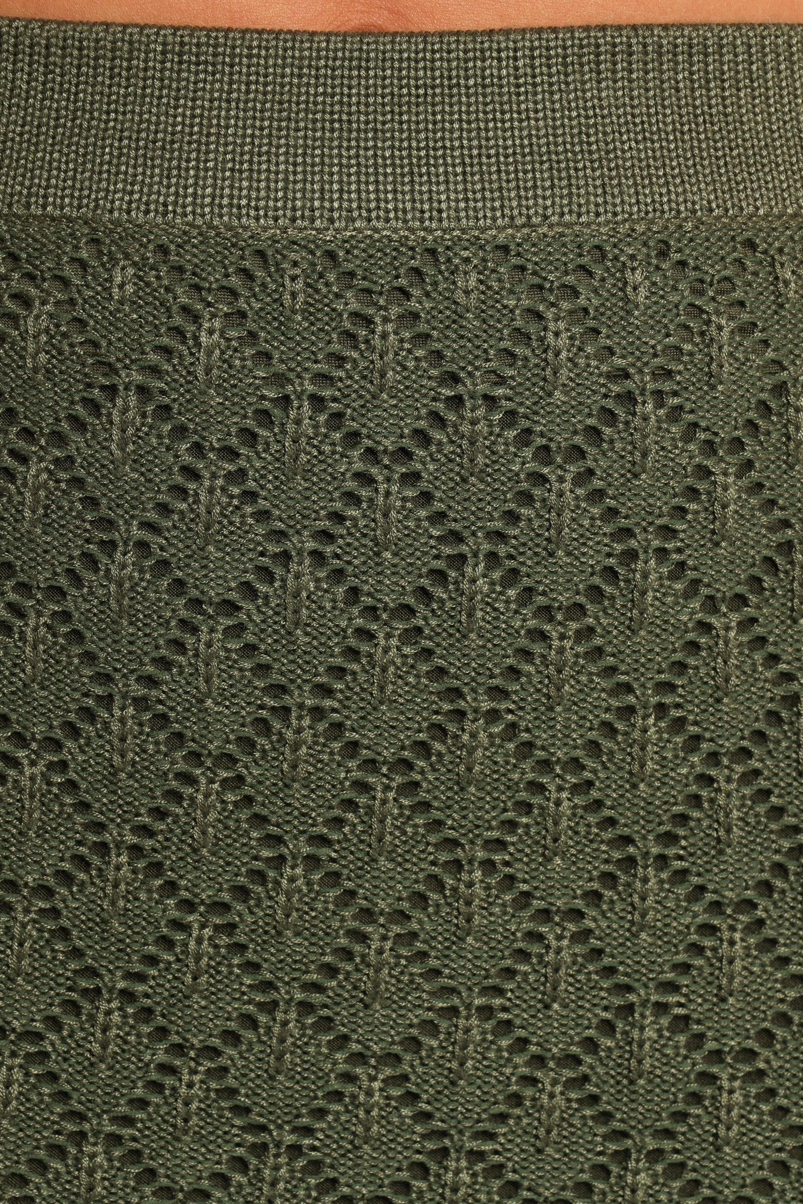 Petal and Pup USA BOTTOMS Asplie Knit Maxi Skirt - Olive