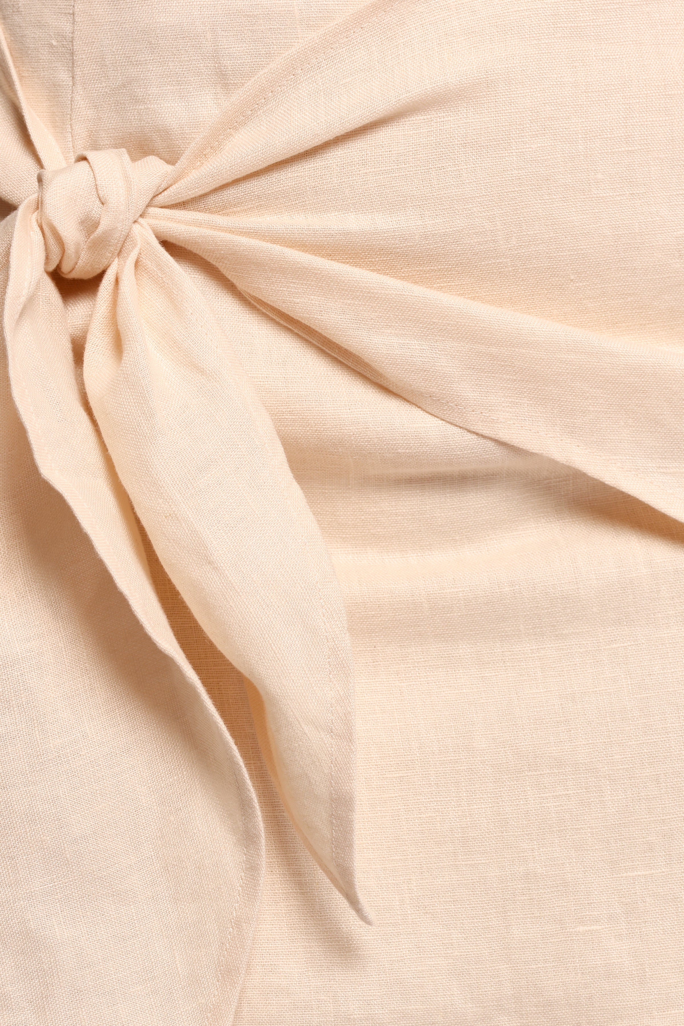 Petal and Pup USA BOTTOMS Astin Linen Mini Skirt - Oatmeal