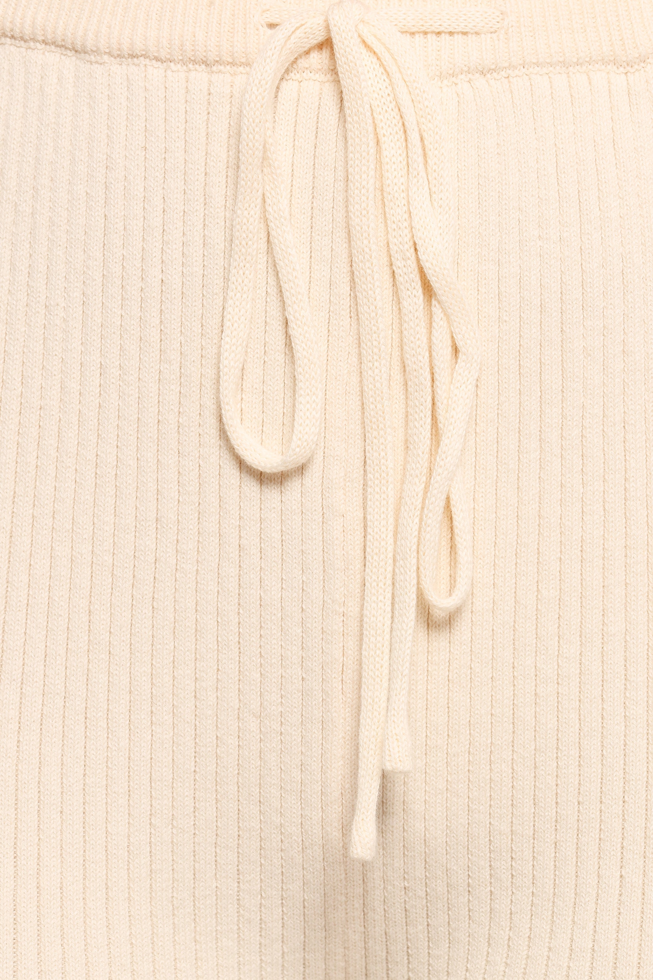 Petal and Pup USA BOTTOMS Beeba Ribbed Knit Pants - Cream