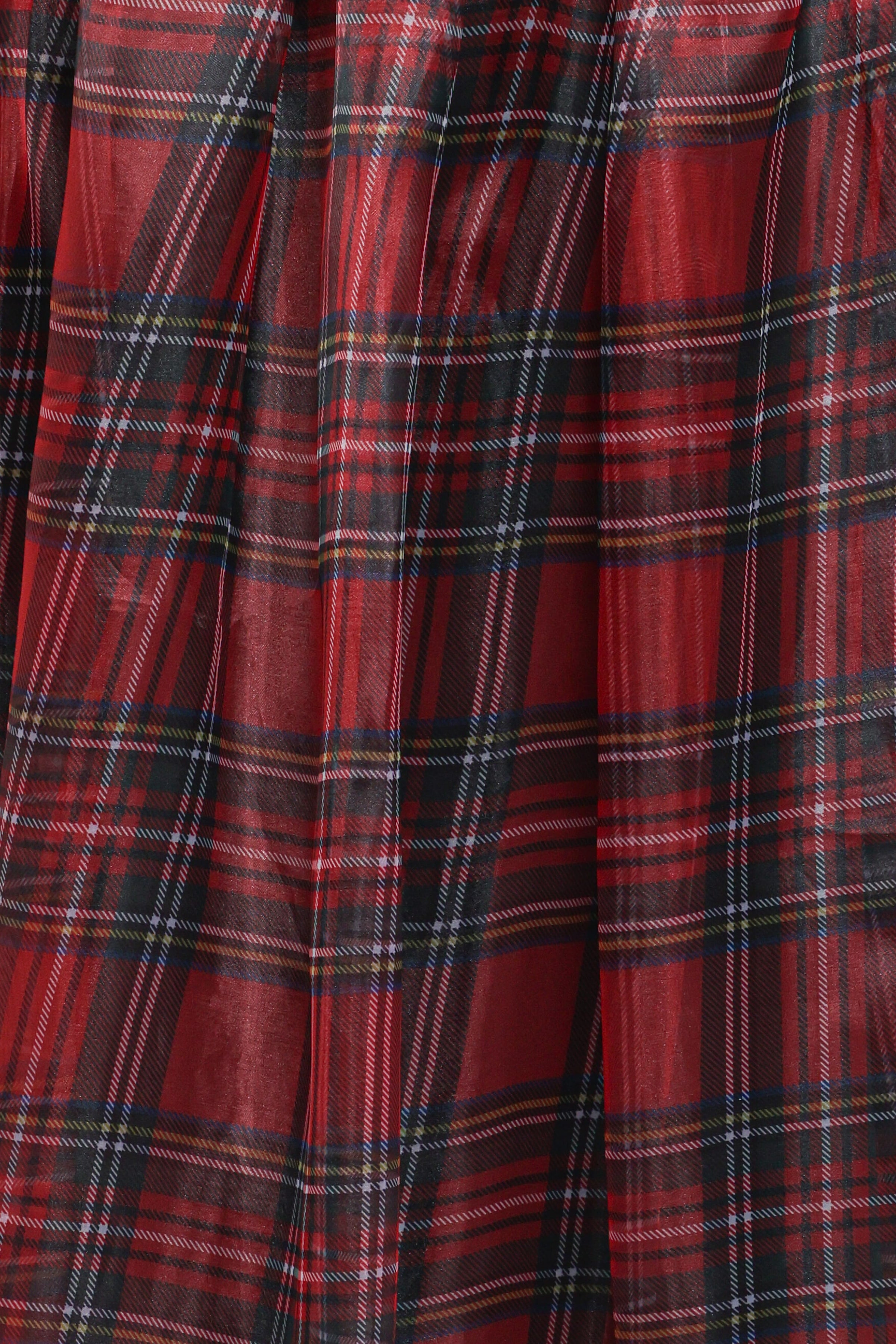 Petal and Pup USA BOTTOMS Bonita Midi Skirt - Red Plaid