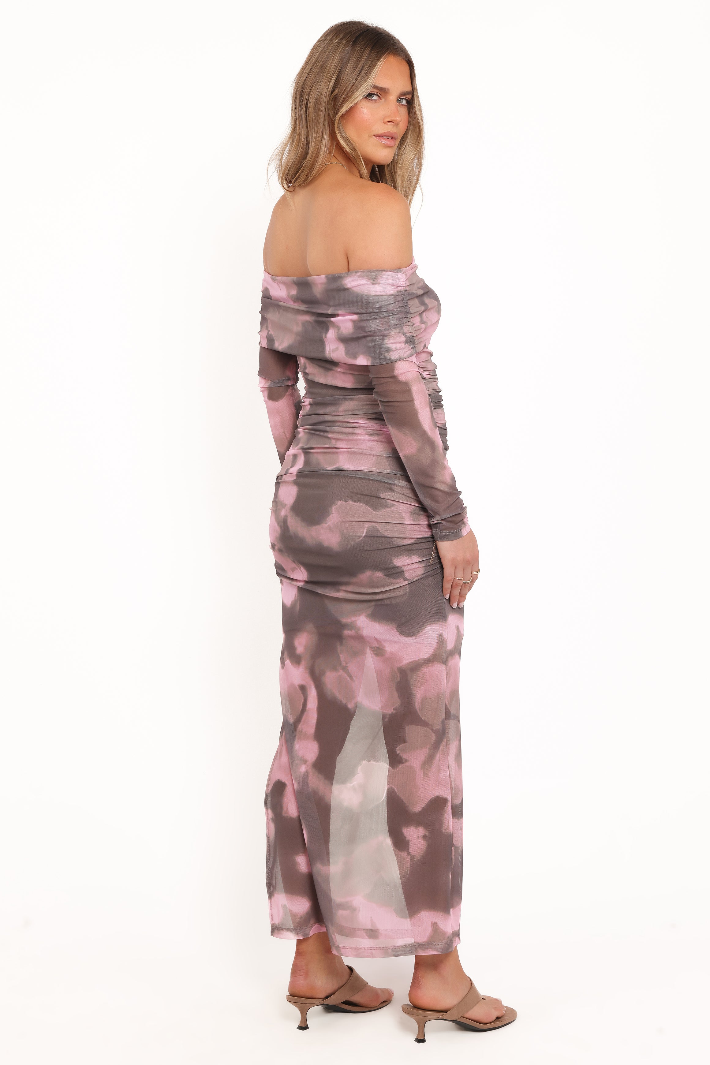 Petal and Pup USA BOTTOMS Caelira Skirt - Pink/Brown Print