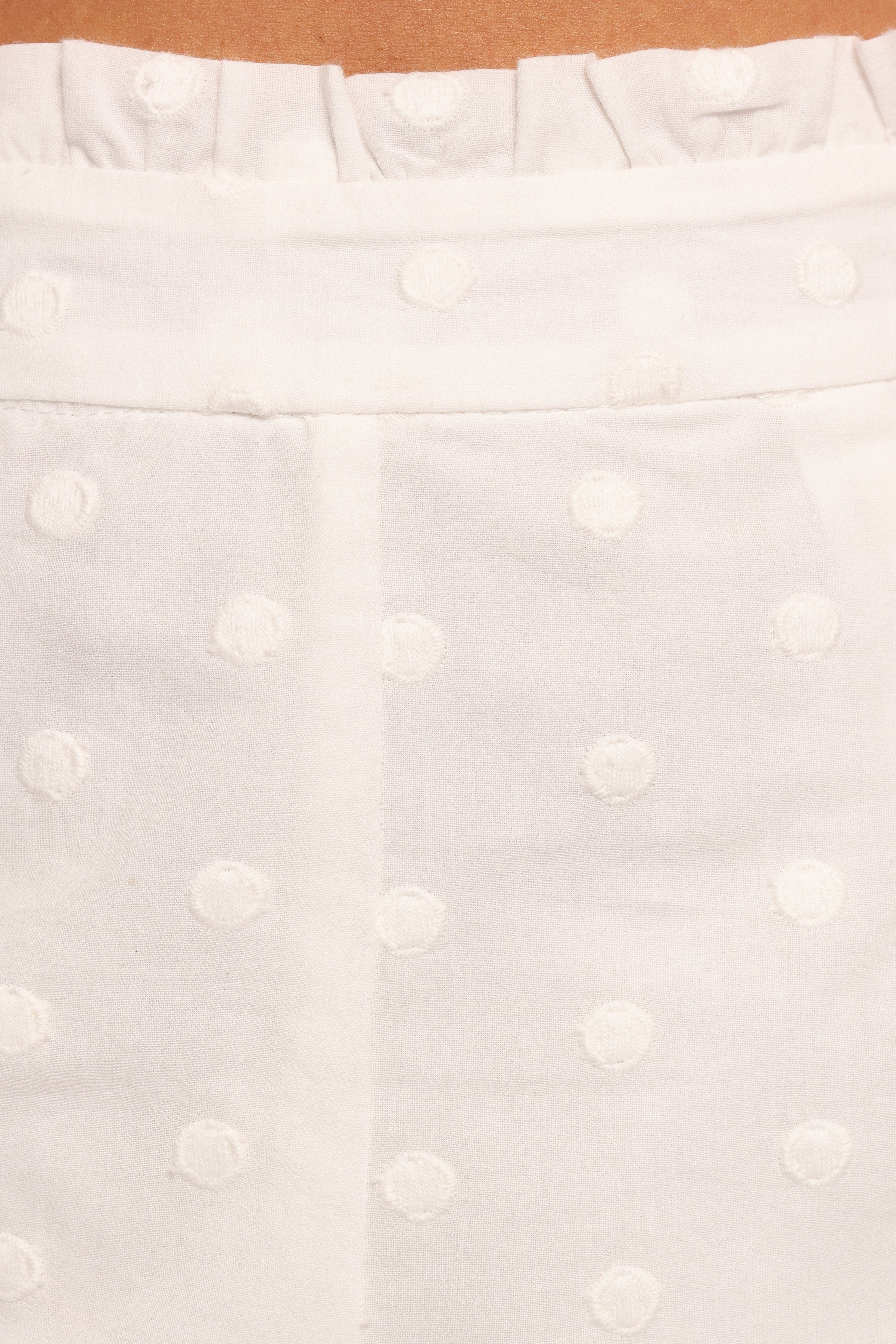 Petal and Pup USA BOTTOMS Carlen Shorts - White