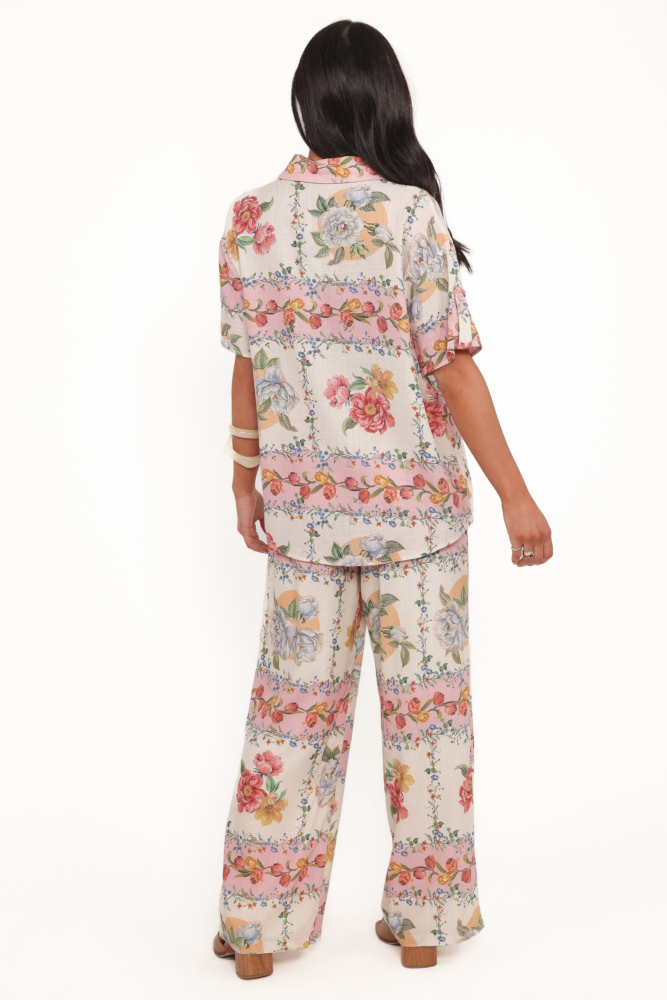 Petal and Pup USA BOTTOMS Cascais Pants - Rose Tile