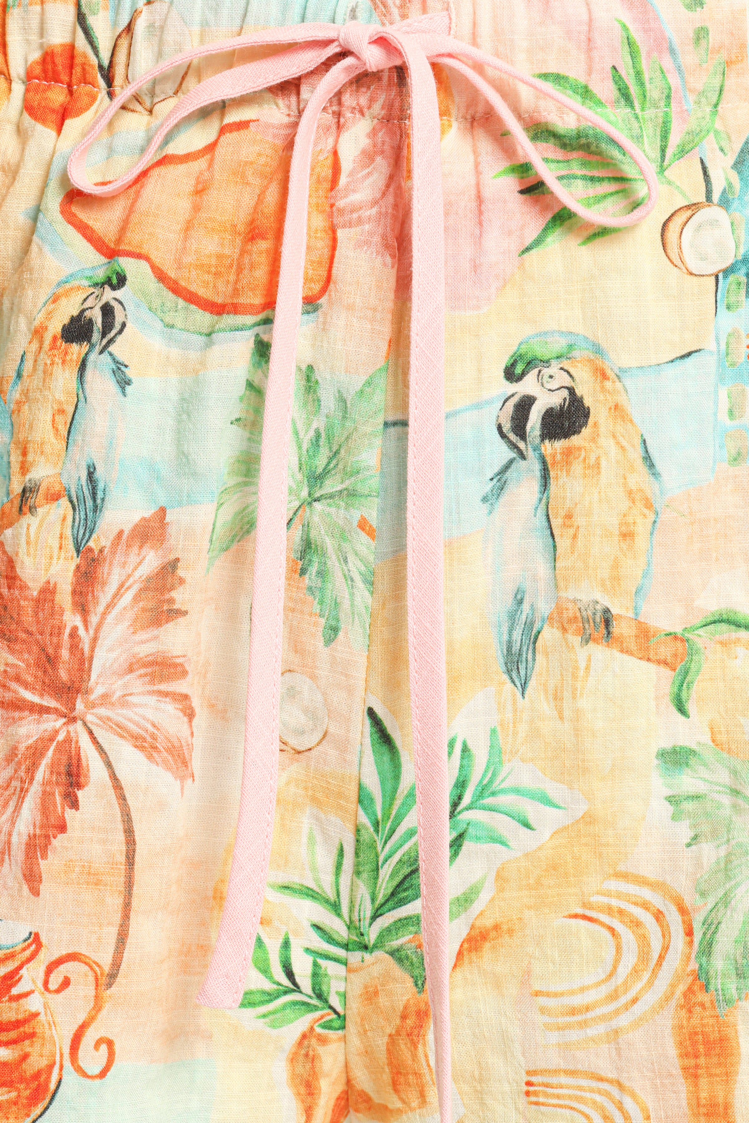 Petal and Pup USA BOTTOMS Caspian Short - Golden Palm