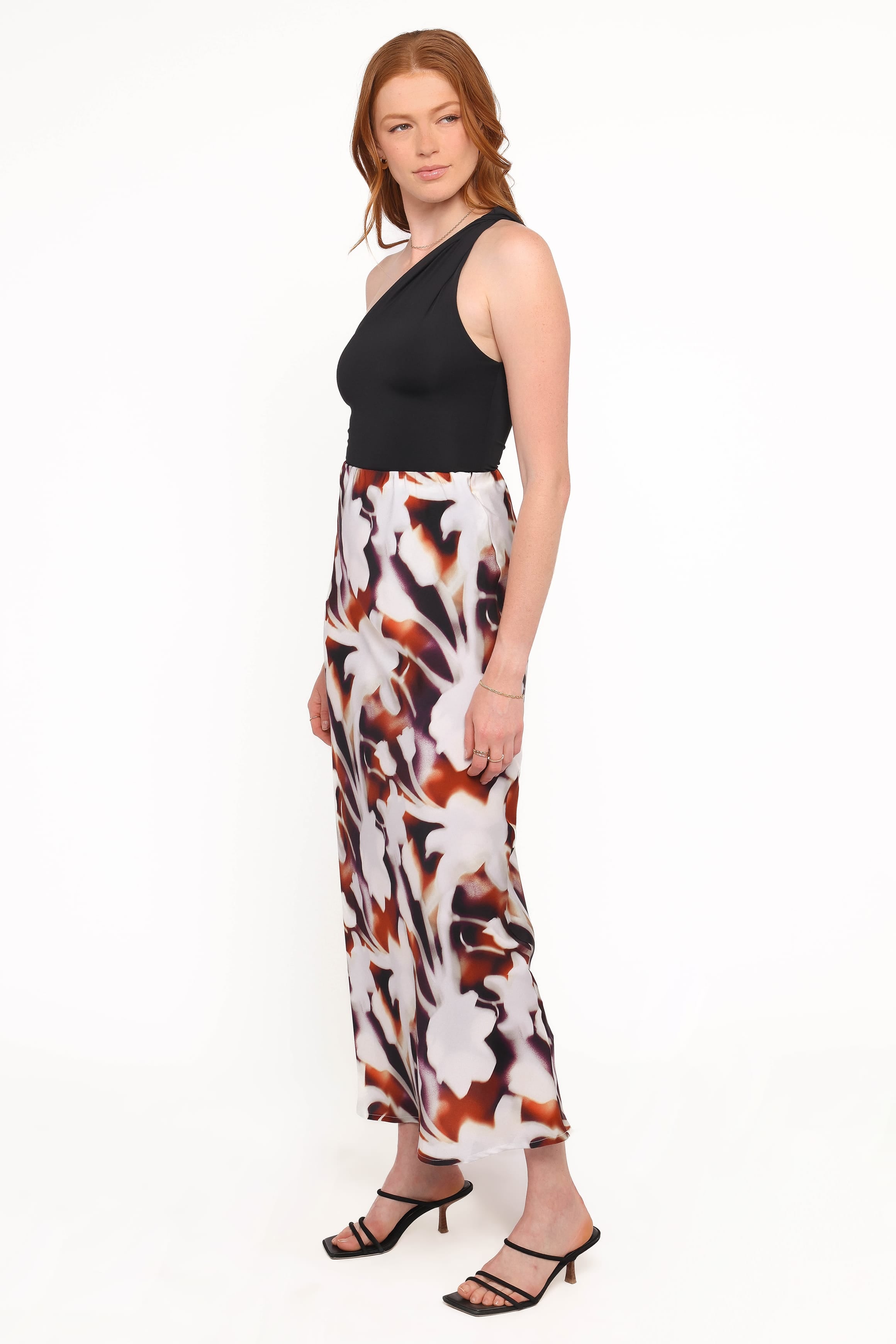 Petal and Pup USA BOTTOMS Cheryl Maxi Skirt - Blurred Floral