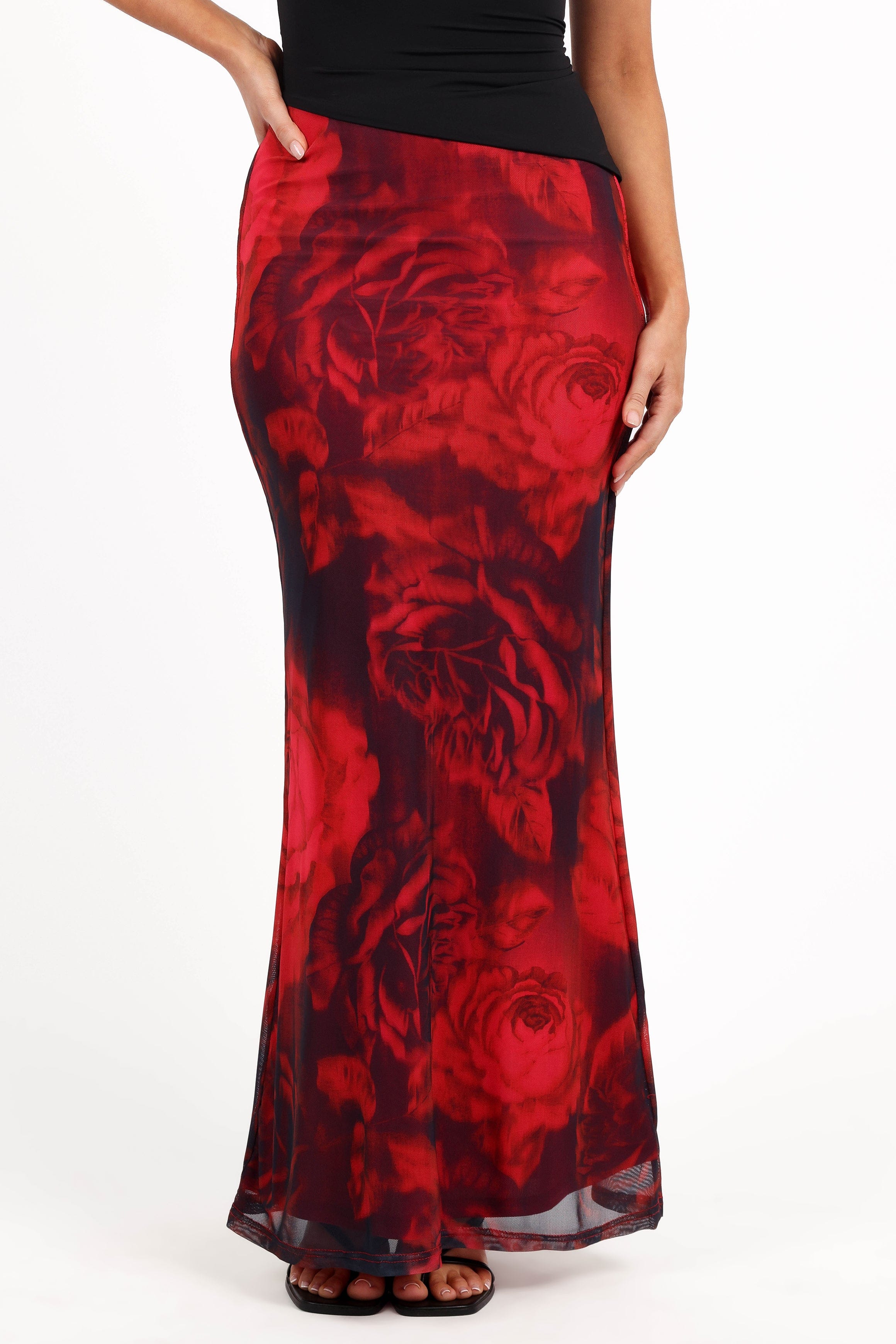 Petal and Pup USA BOTTOMS Cici Maxi Skirt - Rose Print