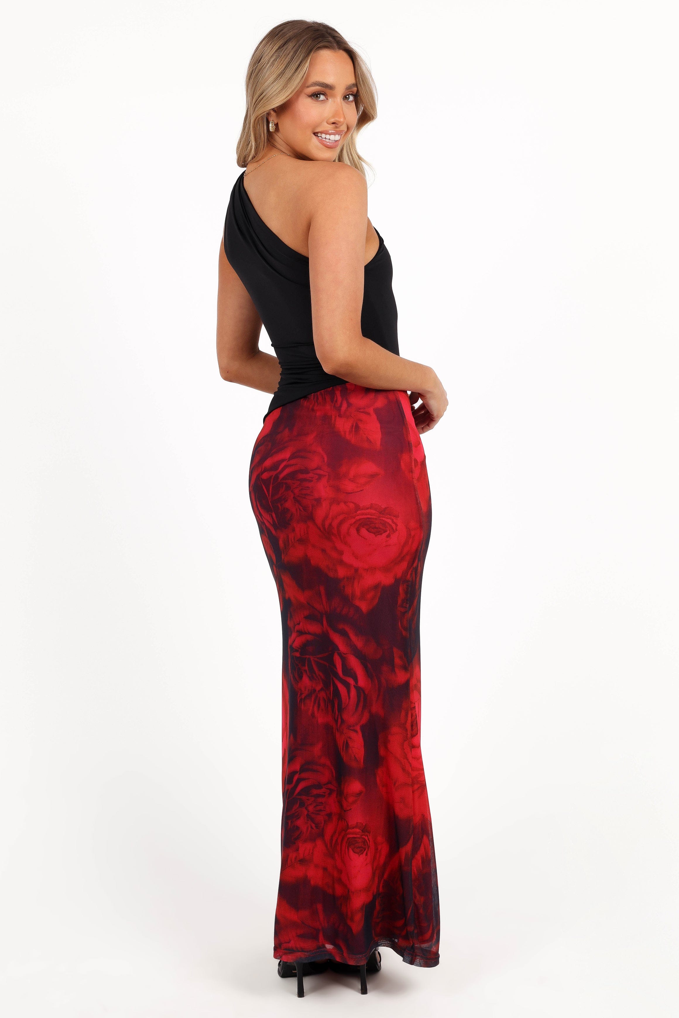 Petal and Pup USA BOTTOMS Cici Maxi Skirt - Rose Print